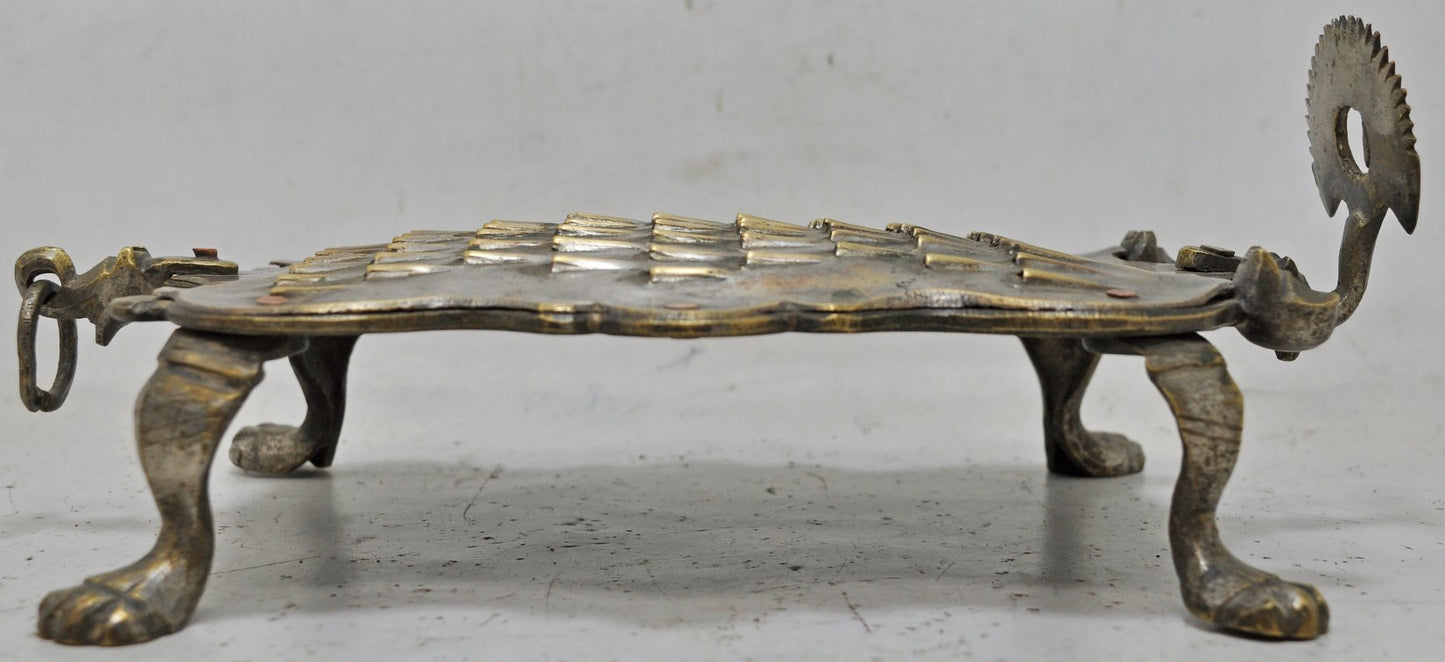 Antique Brass Kitchenware Grater Original Old Hand Crafted Engraved