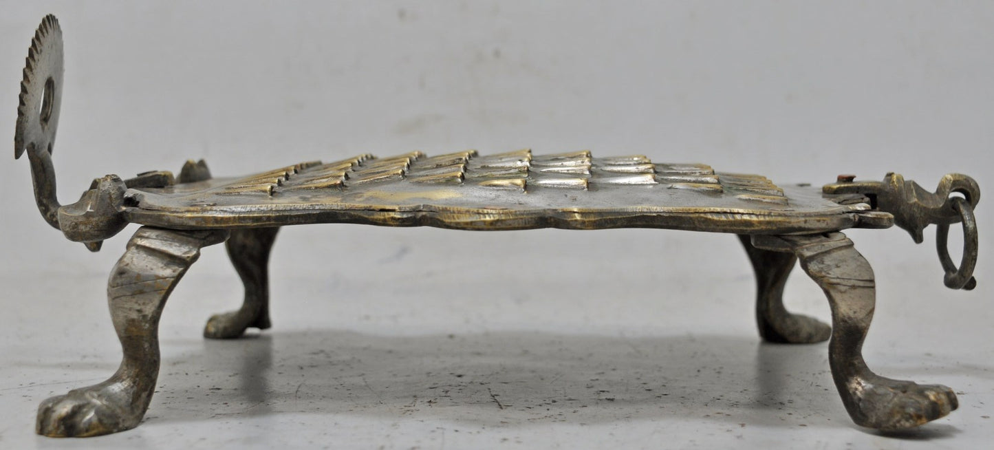 Antique Brass Kitchenware Grater Original Old Hand Crafted Engraved