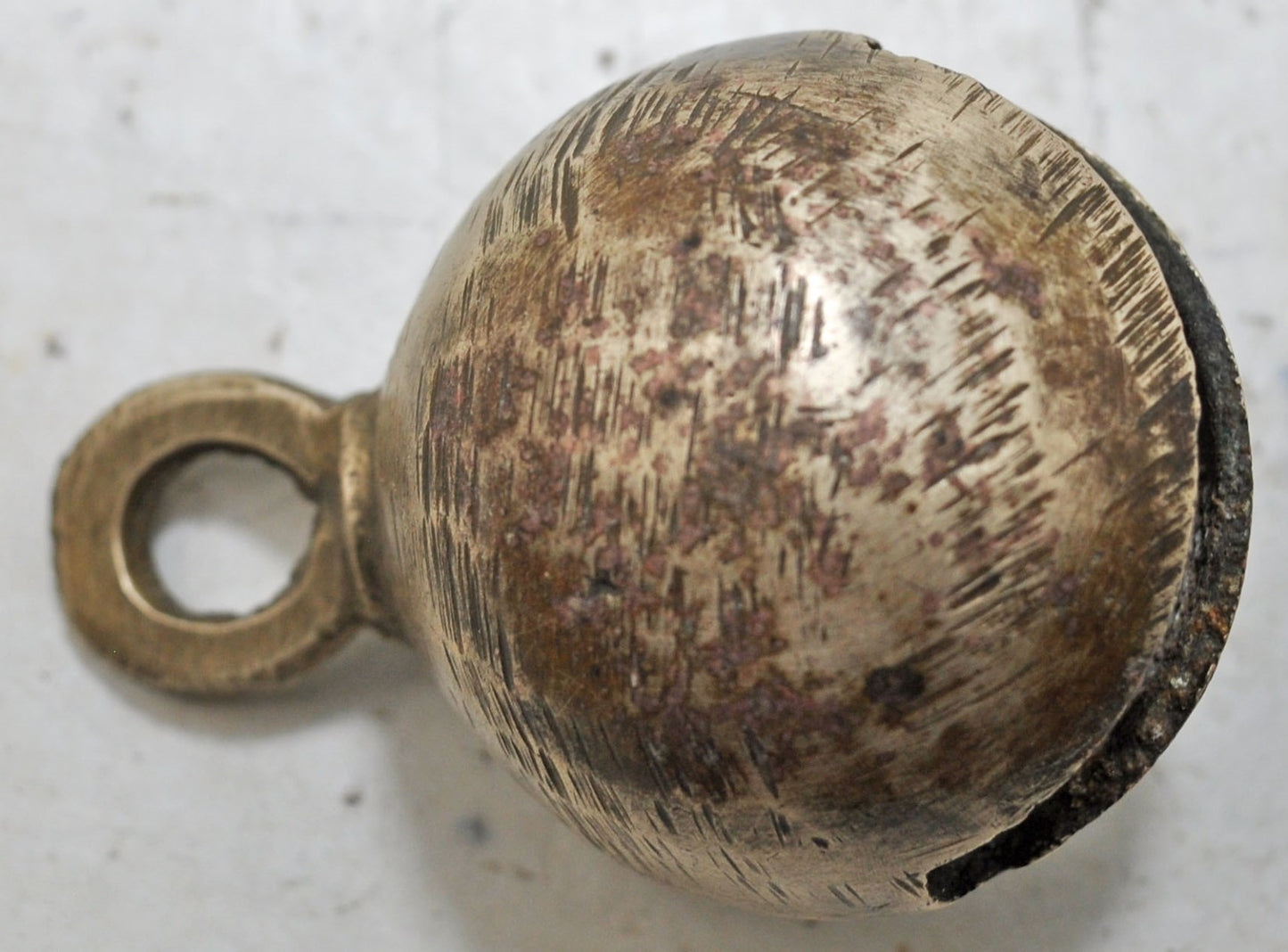 Antique Brass Small Animals Cow Bell Original Old Hand Crafted Engraved