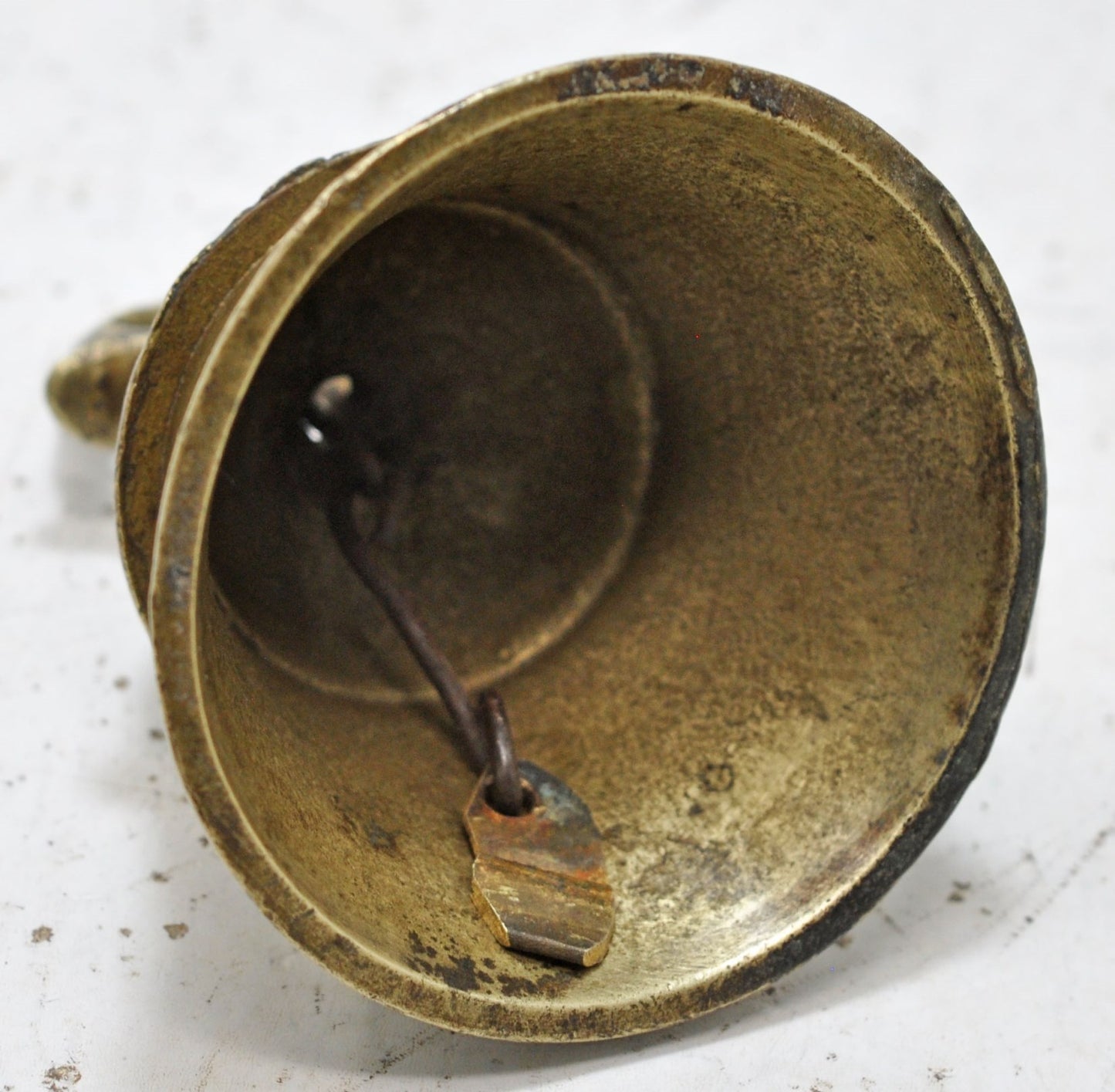 Antique Brass Animals Hanging Cow Bell Original Old Hand Crafted