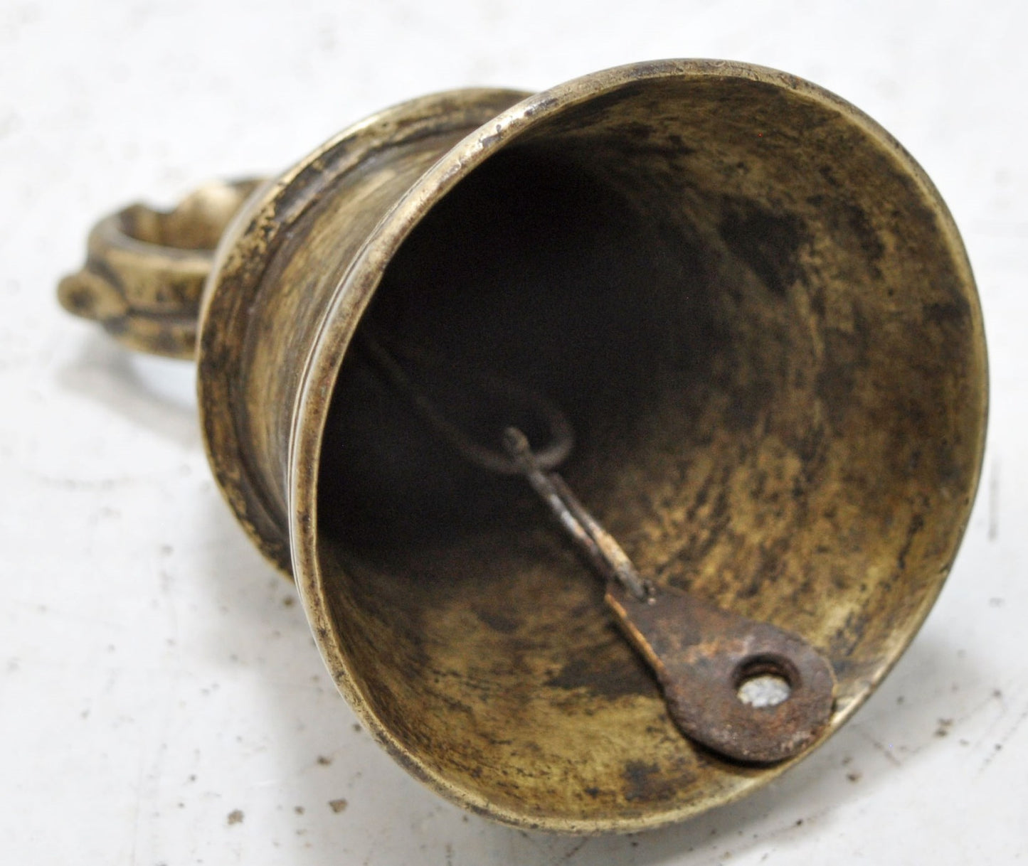 Antique Brass Animals Hanging Cow Bell Original Old Hand Crafted