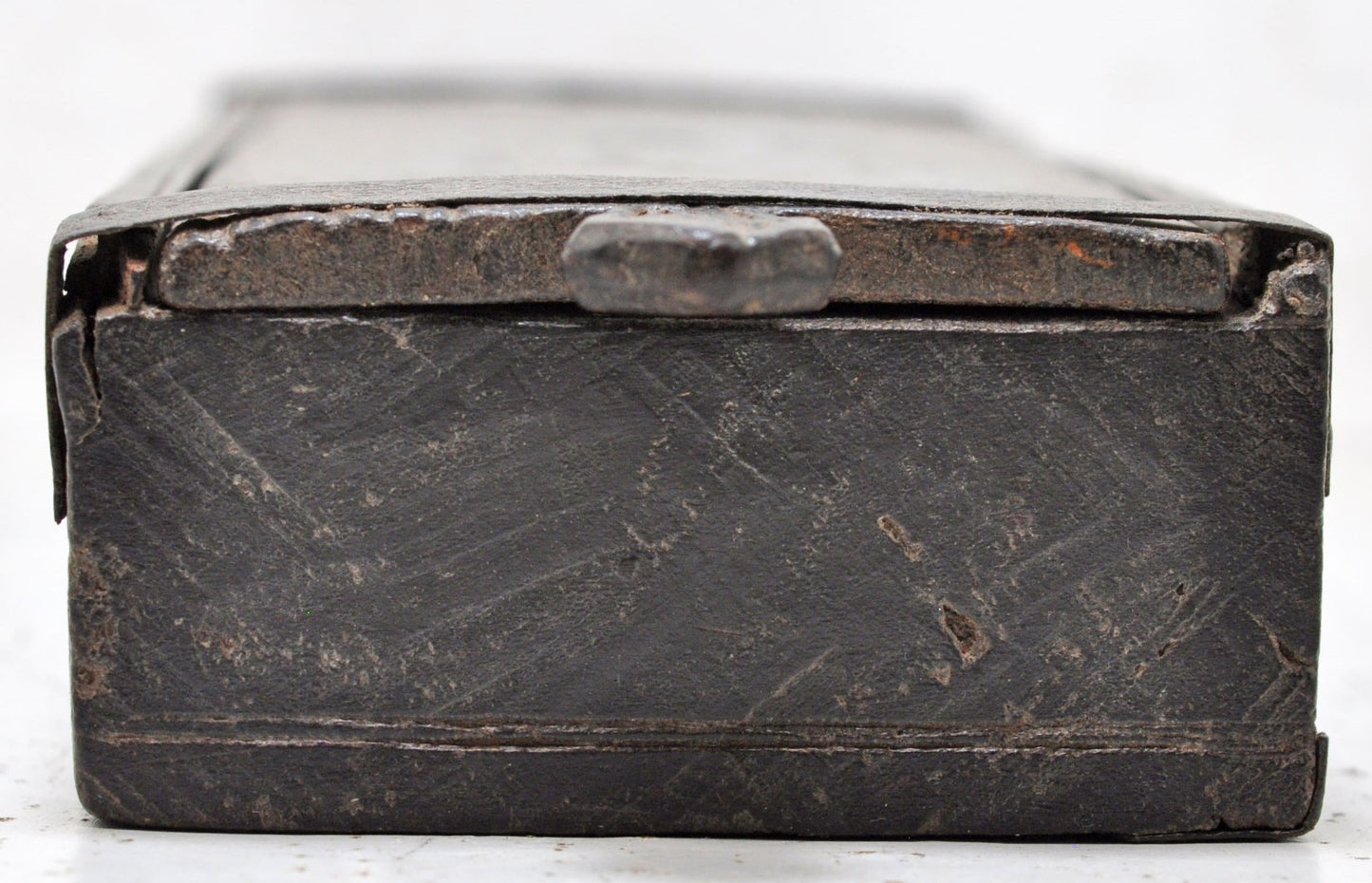 Antique Wooden Measuring Scale Storage Box Original Old Hand Carved