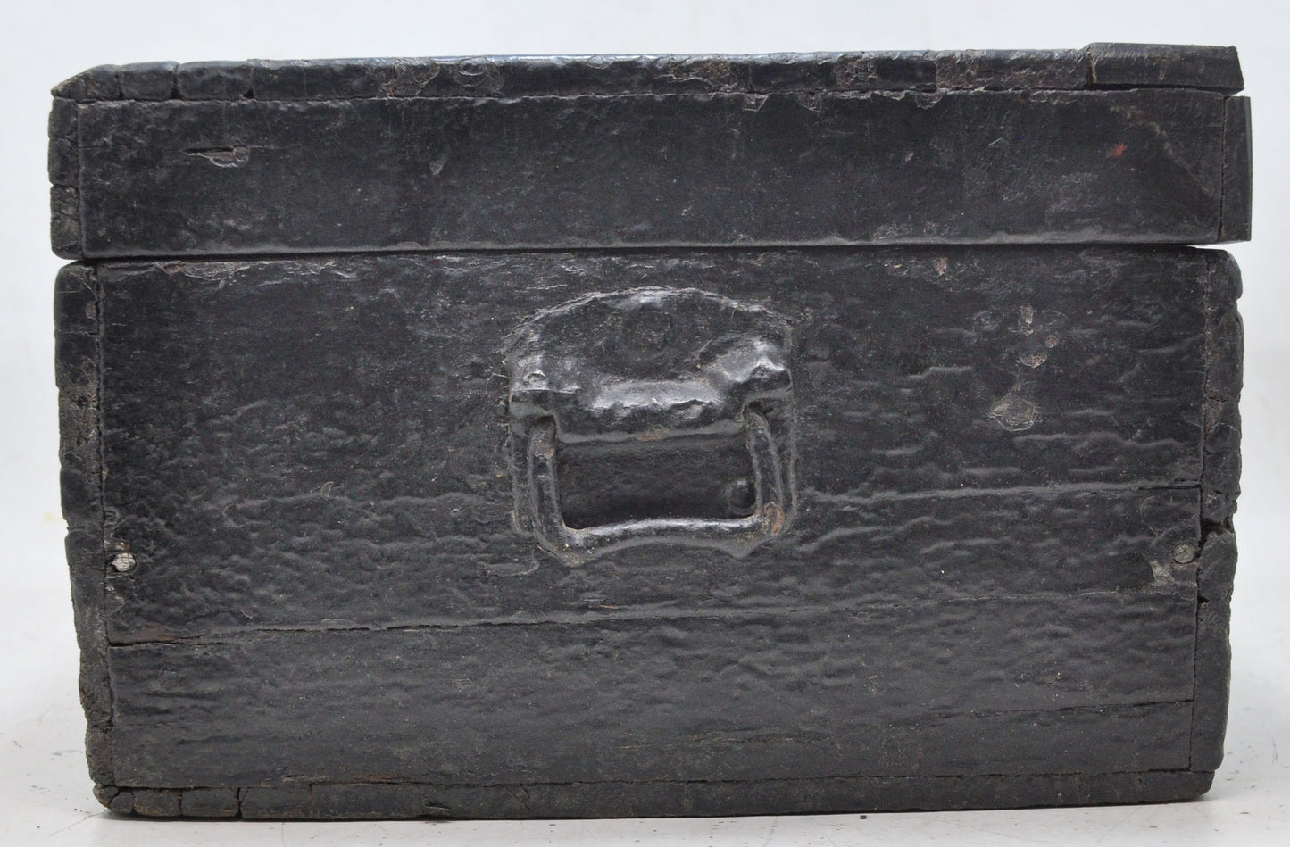 Antique Wooden Large Merchants Cash Chest Box Original Old Hand Crafted