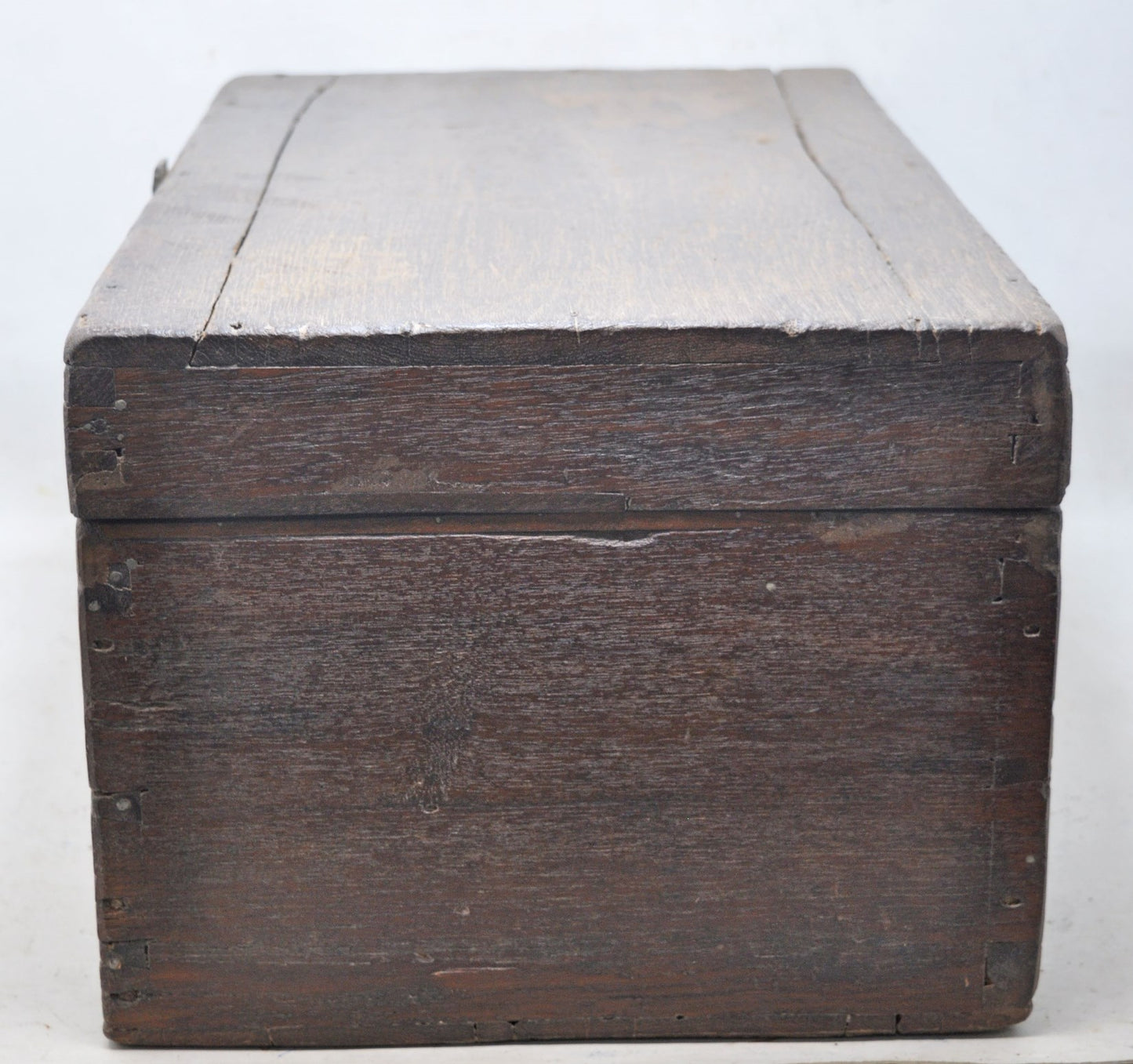 Antique Wooden Large Shopkeepers Cash Money Chest Box Original Old Hand Crafted