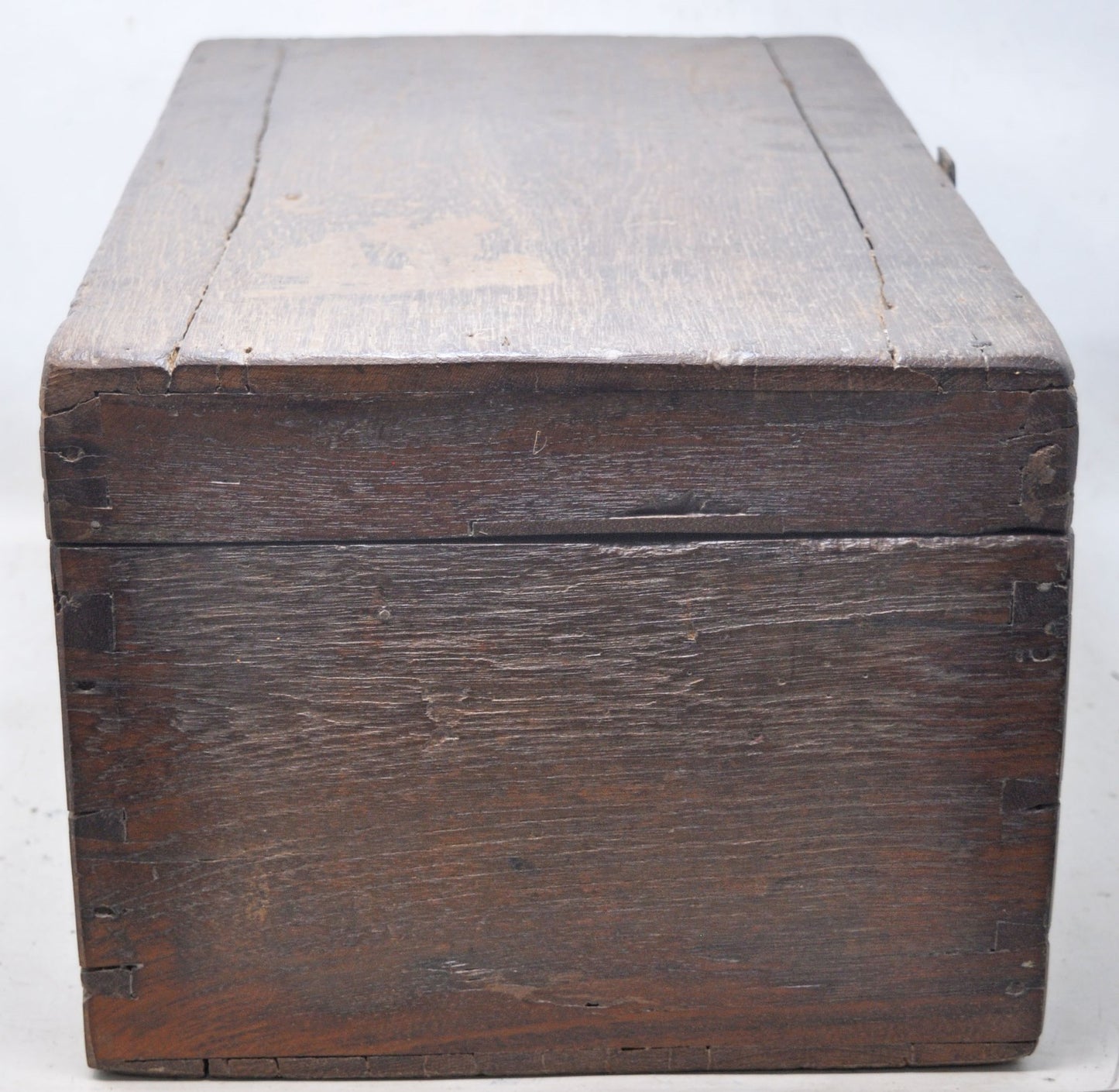 Antique Wooden Large Shopkeepers Cash Money Chest Box Original Old Hand Crafted