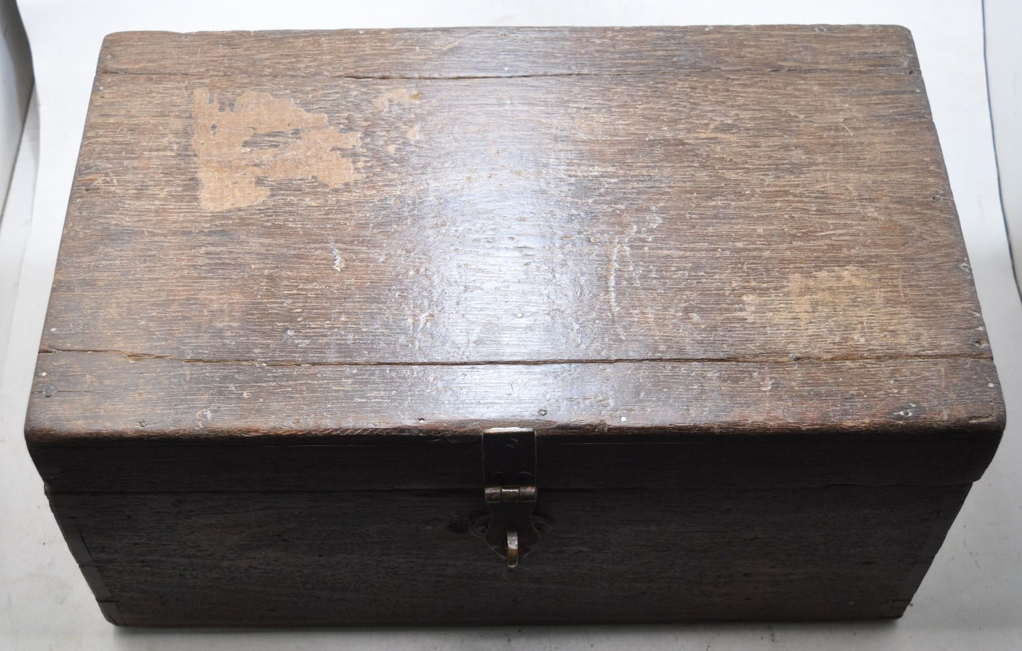 Antique Wooden Large Shopkeepers Cash Money Chest Box Original Old Hand Crafted
