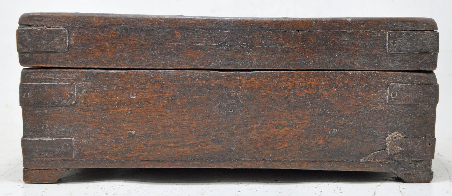 Antique Wooden Kitchenware Spice Box Original Old Hand Crafted