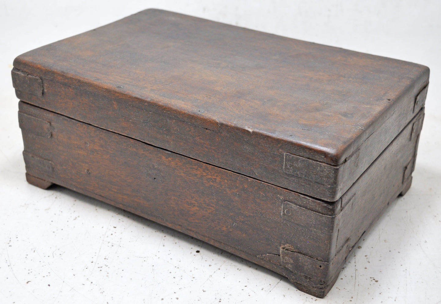 Antique Wooden Kitchenware Spice Box Original Old Hand Crafted
