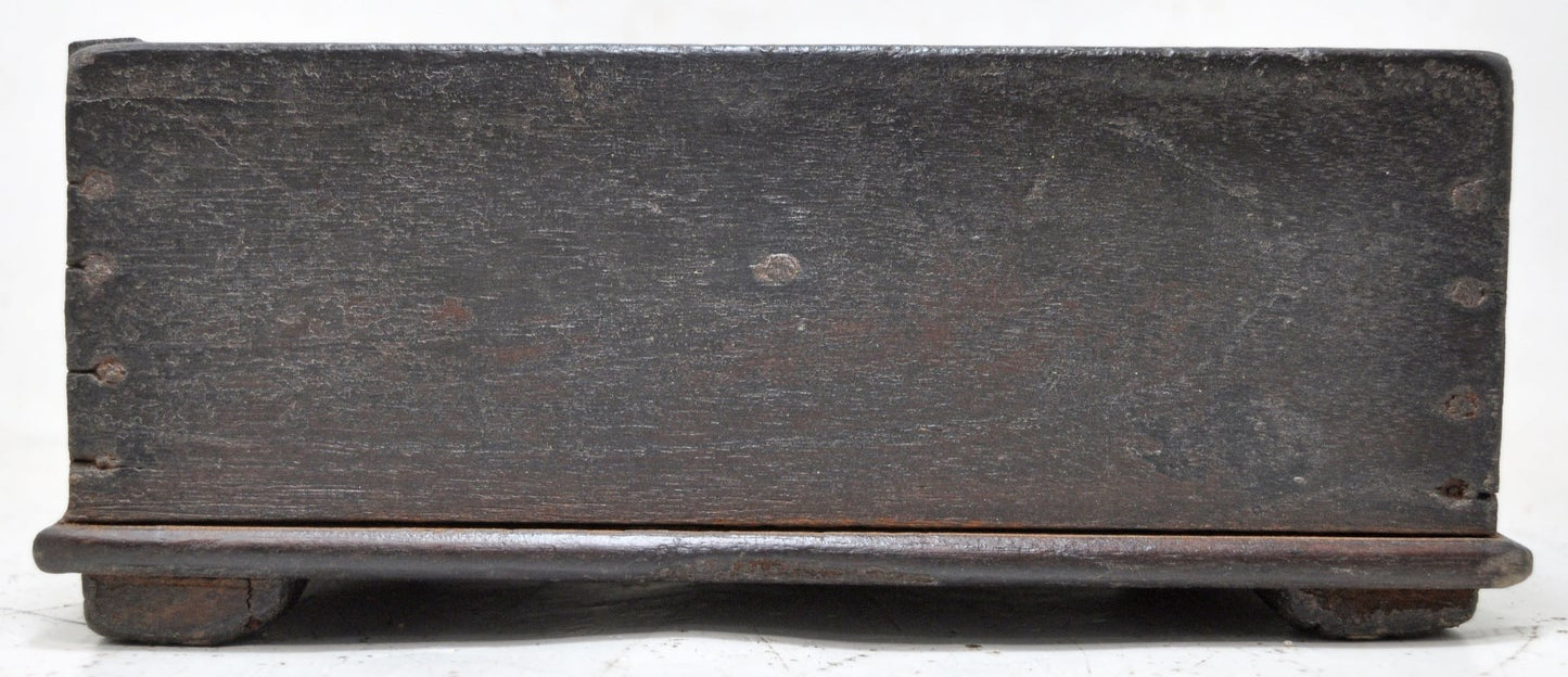 Antique Wooden Kitchenware Spice Box Original Old Hand Crafted