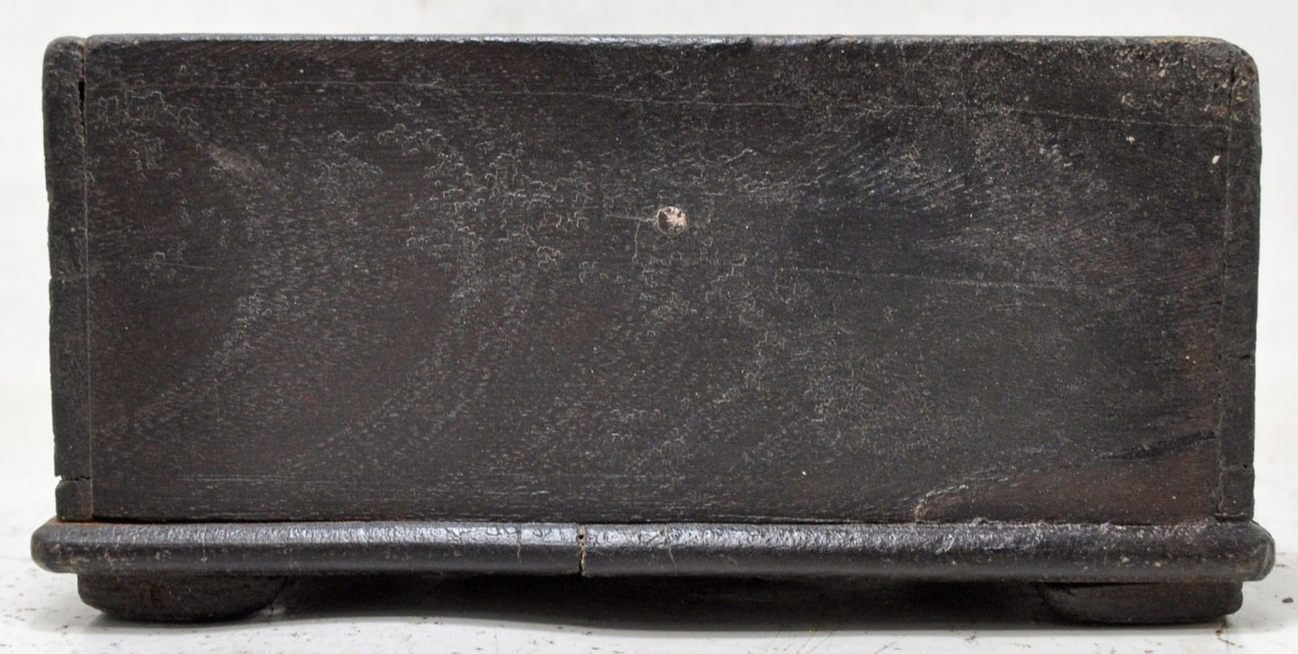 Antique Wooden Kitchenware Spice Box Original Old Hand Crafted