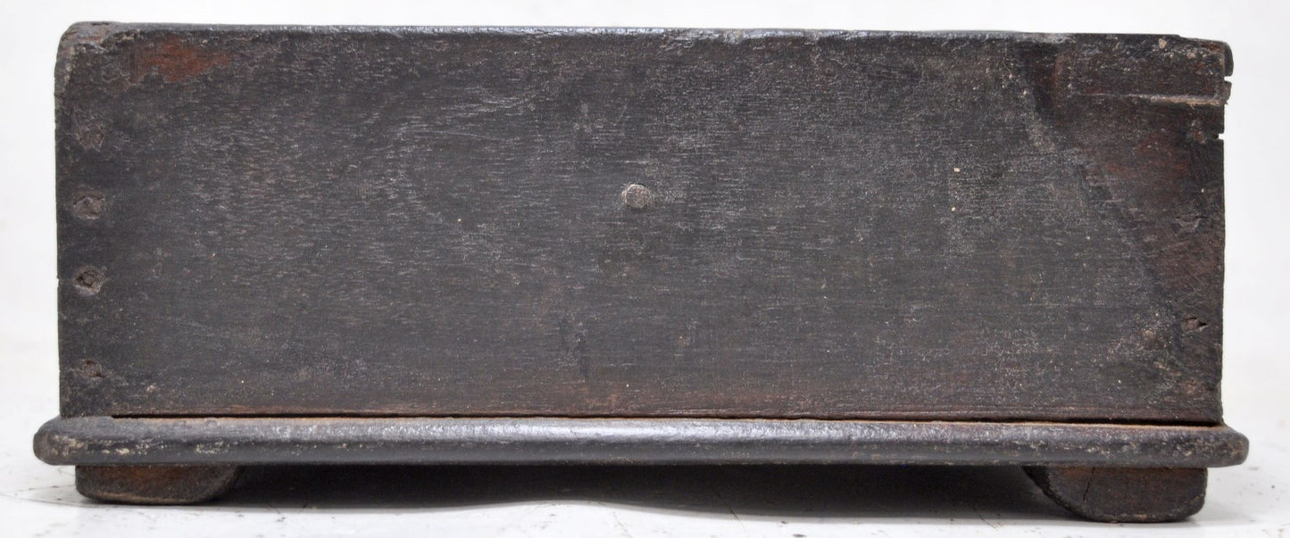 Antique Wooden Kitchenware Spice Box Original Old Hand Crafted