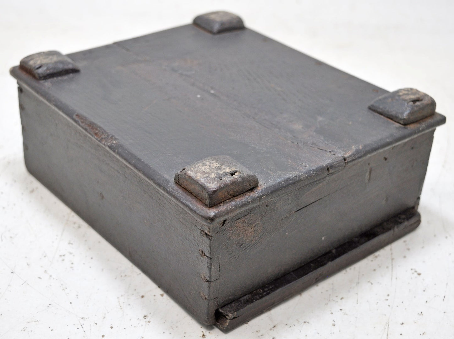 Antique Wooden Kitchenware Spice Box Original Old Hand Crafted