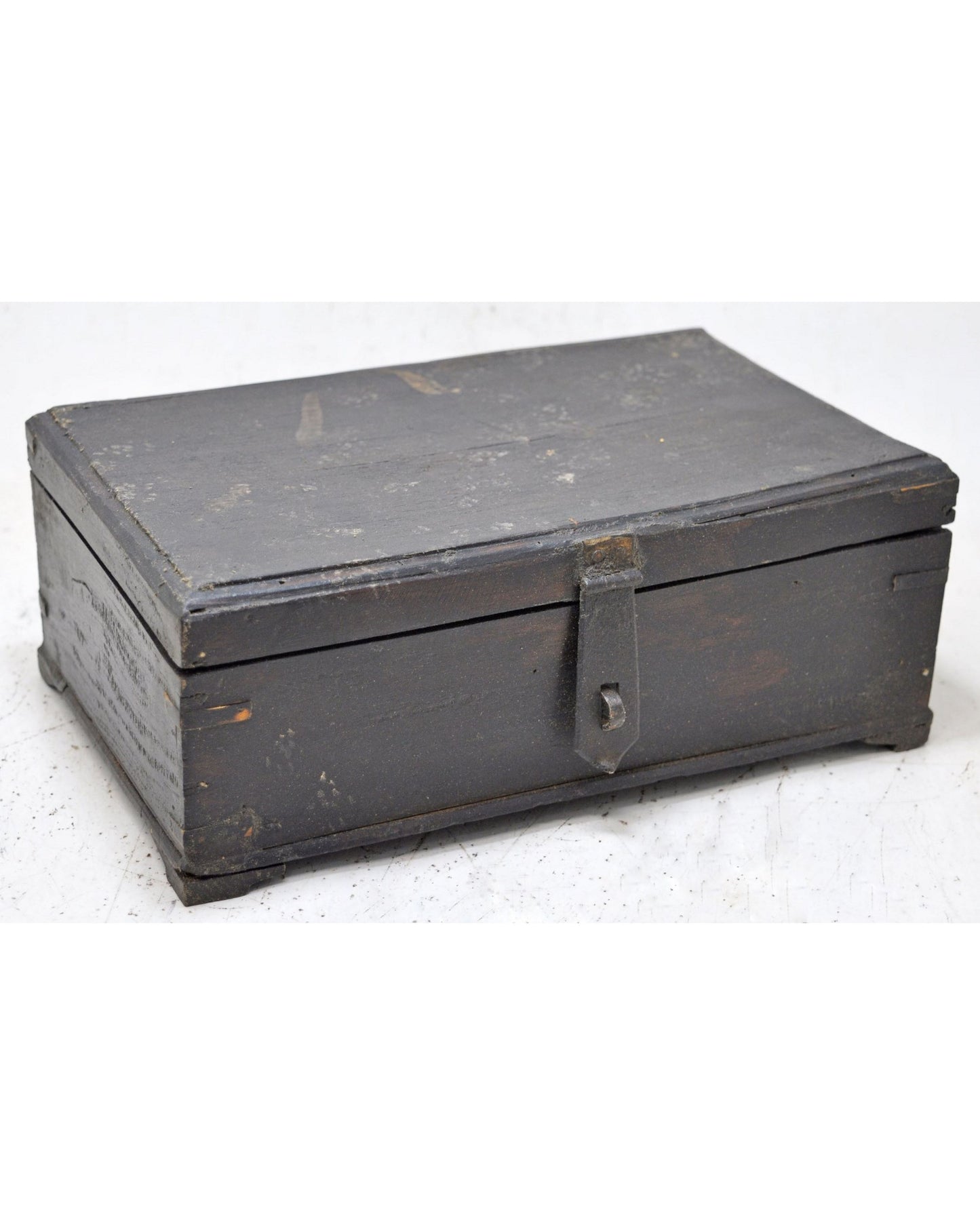 Antique Wooden Merchants' Cash Money Box Original Old Hand Crafted
