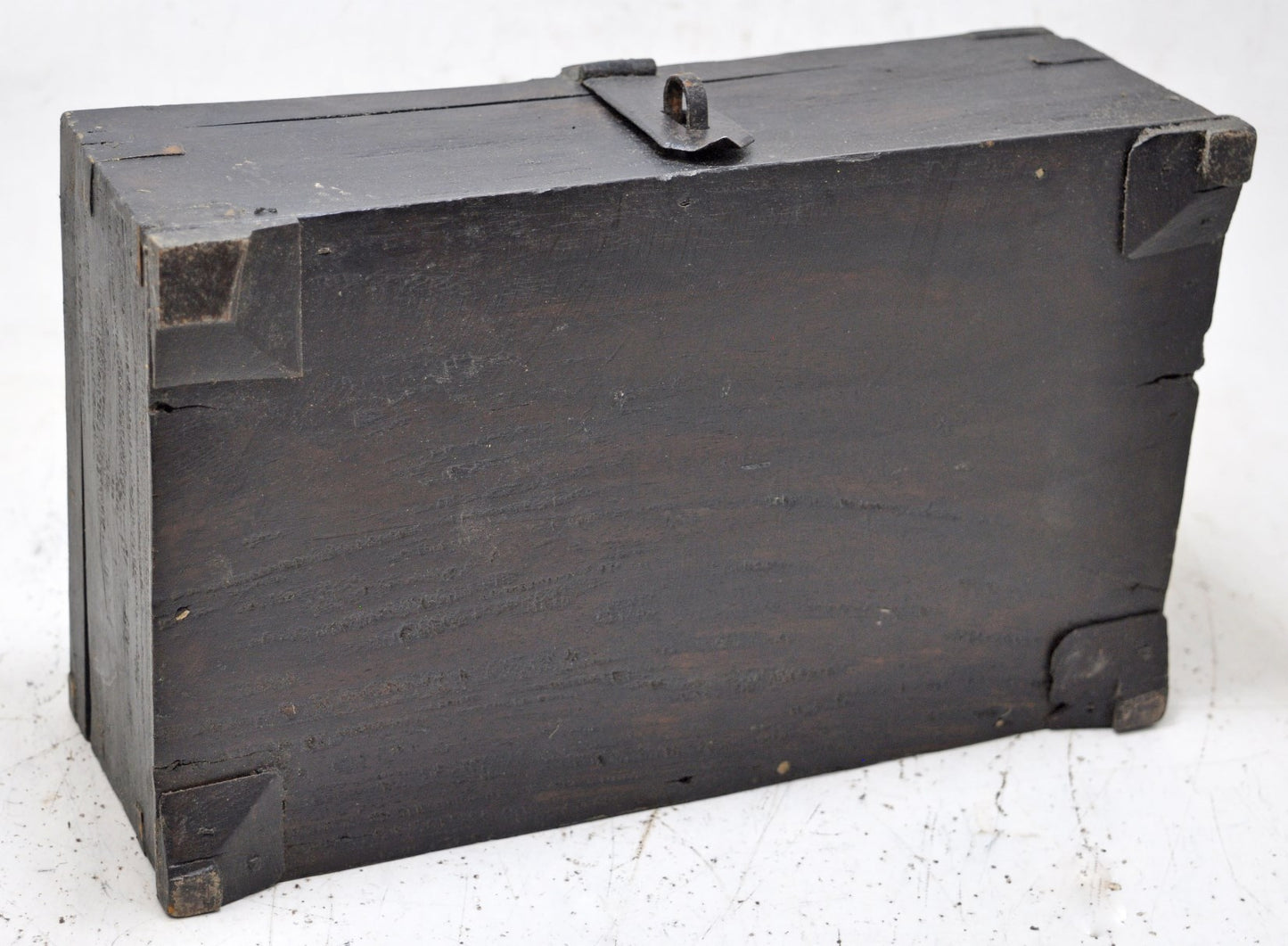 Antique Wooden Merchants' Cash Money Box Original Old Hand Crafted