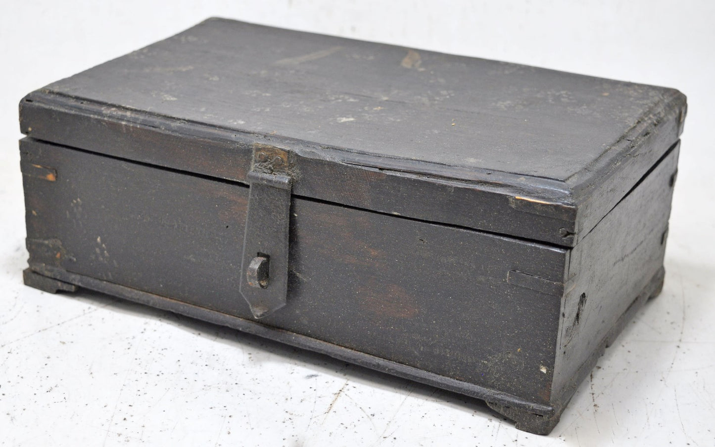 Antique Wooden Merchants' Cash Money Box Original Old Hand Crafted