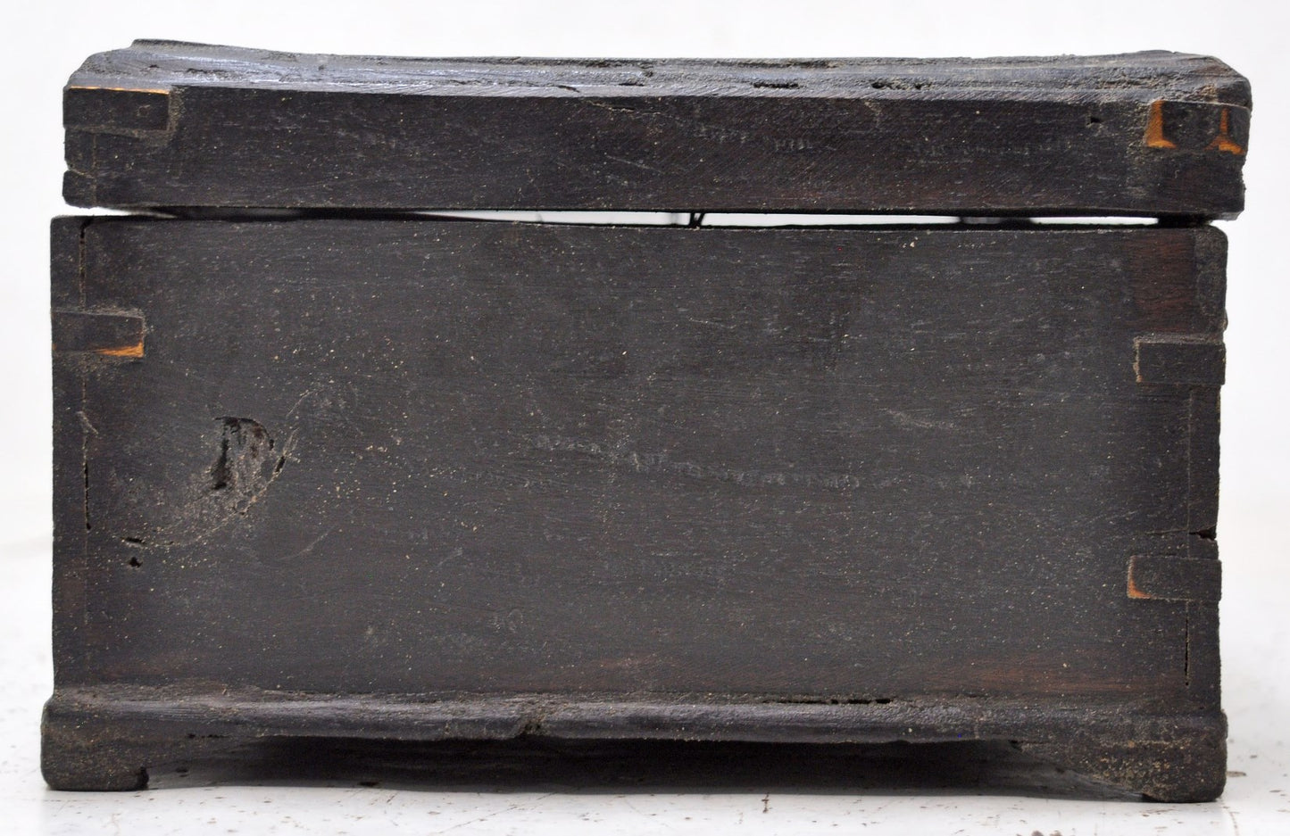 Antique Wooden Merchants' Cash Money Box Original Old Hand Crafted