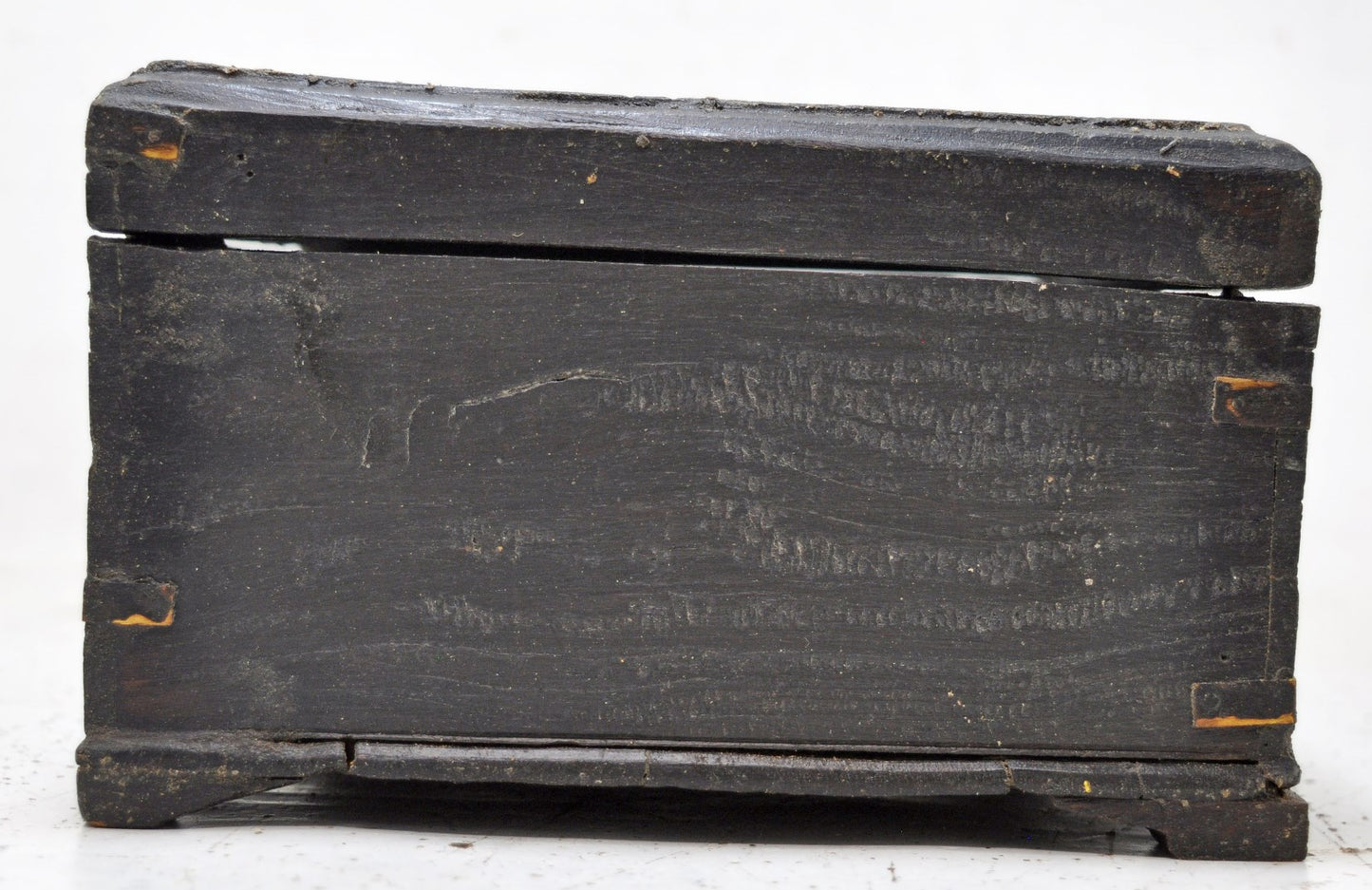 Antique Wooden Merchants' Cash Money Box Original Old Hand Crafted