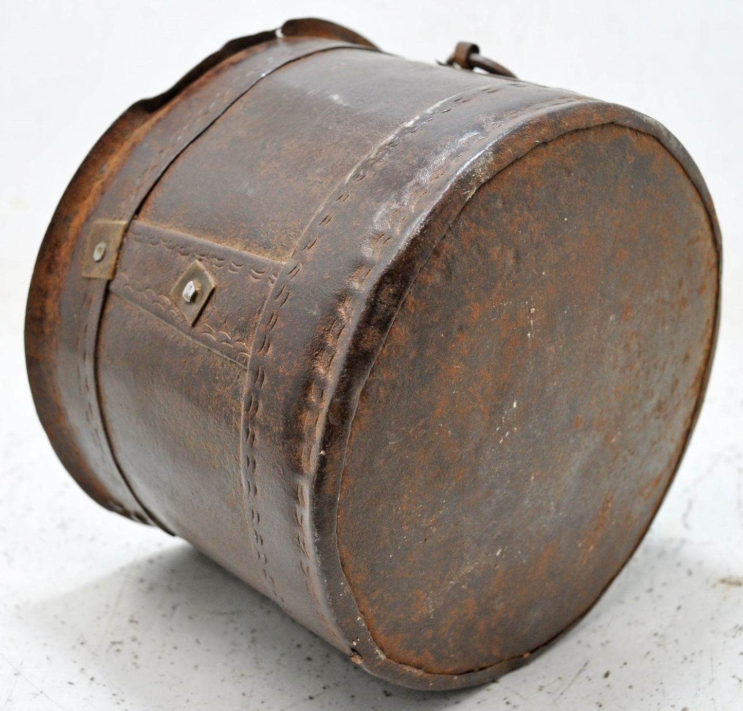 Antique Iron Grain Measurement Paili Pot Original Old Hand Crafted