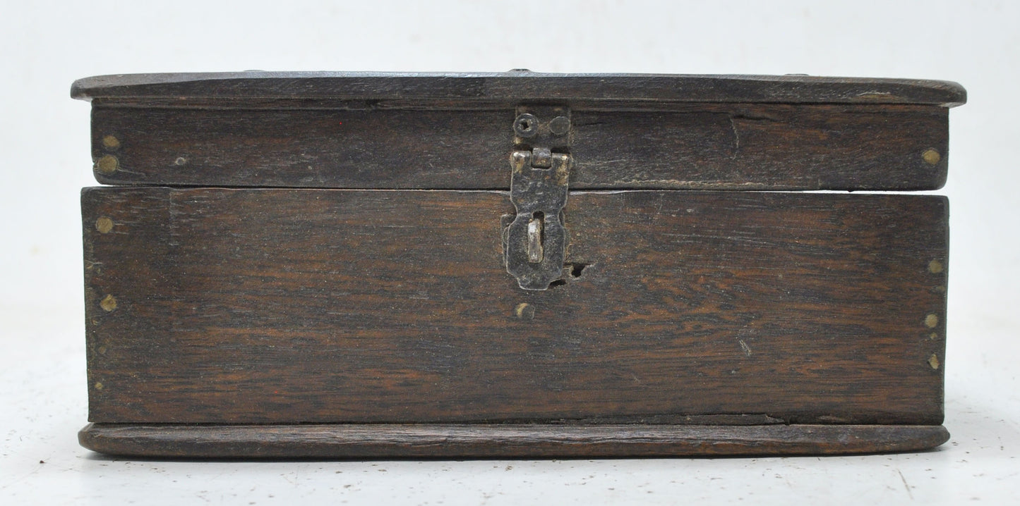Antique Wooden Kitchenware Spice Box Original Old Hand Crafted