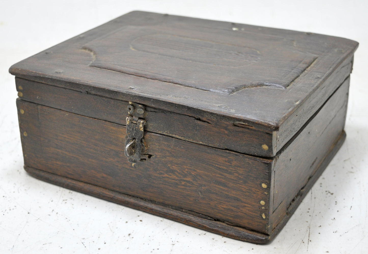 Antique Wooden Kitchenware Spice Box Original Old Hand Crafted