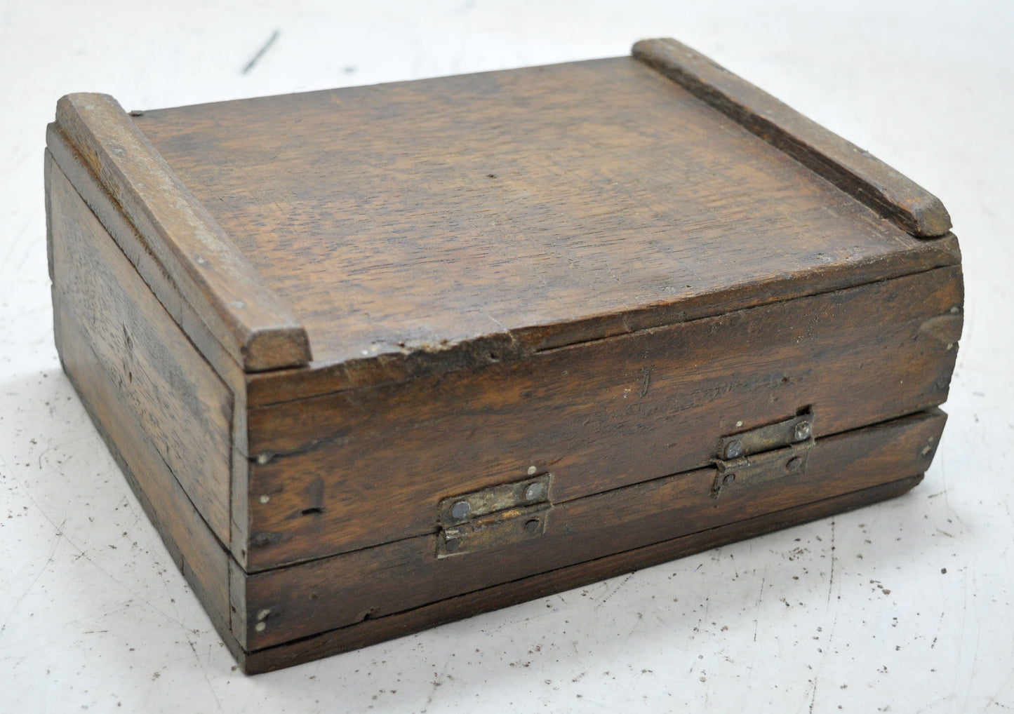 Antique Wooden Kitchenware Spice Box Original Old Hand Crafted