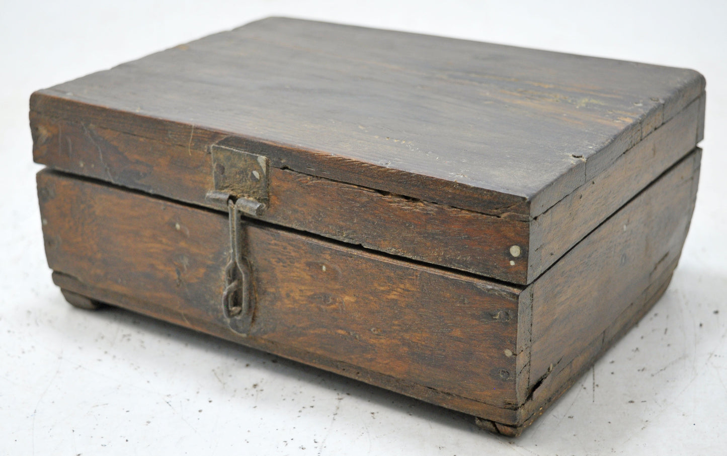Antique Wooden Kitchenware Spice Box Original Old Hand Crafted