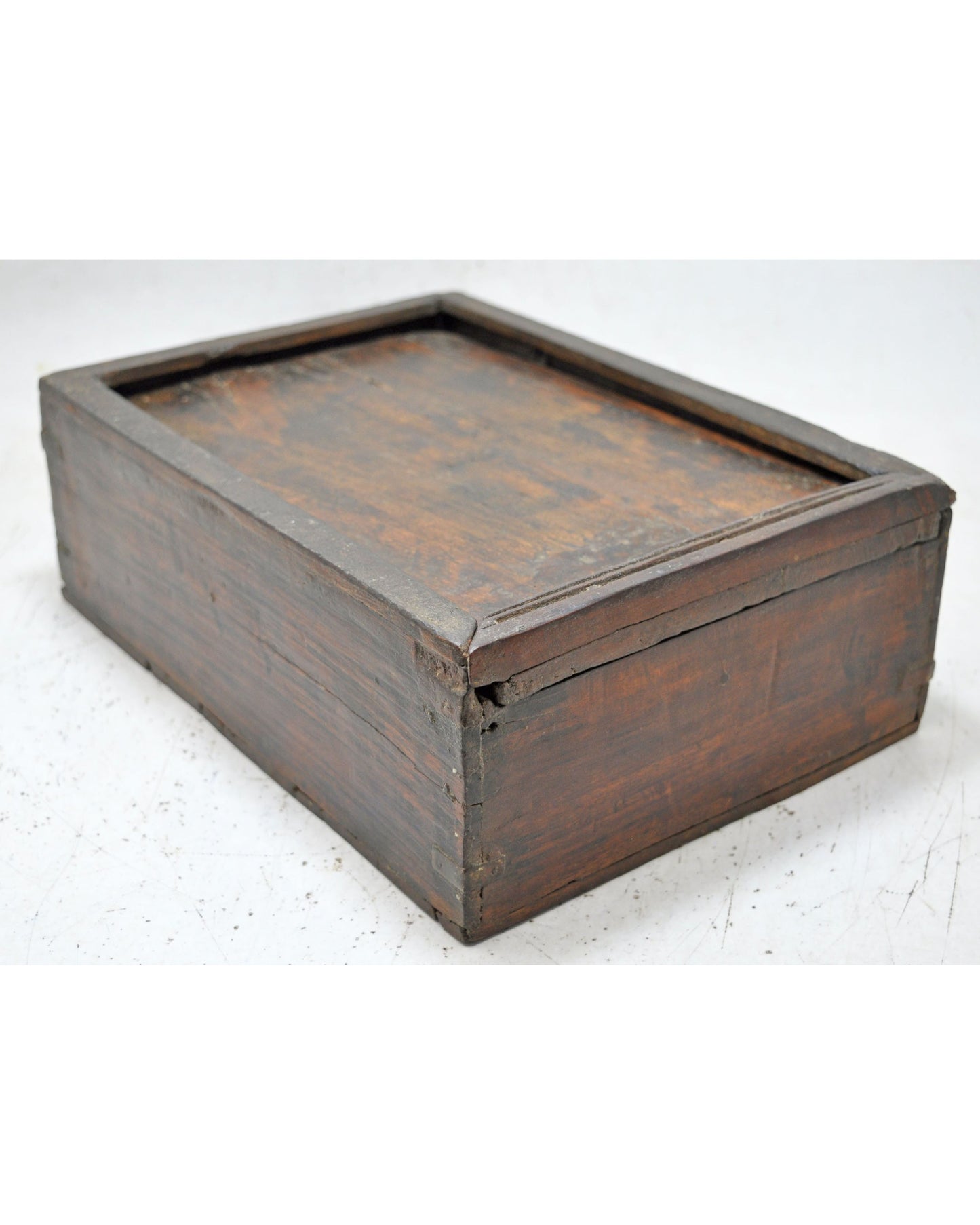 Antique Wooden Kitchenware Spice Box Original Old Hand Crafted