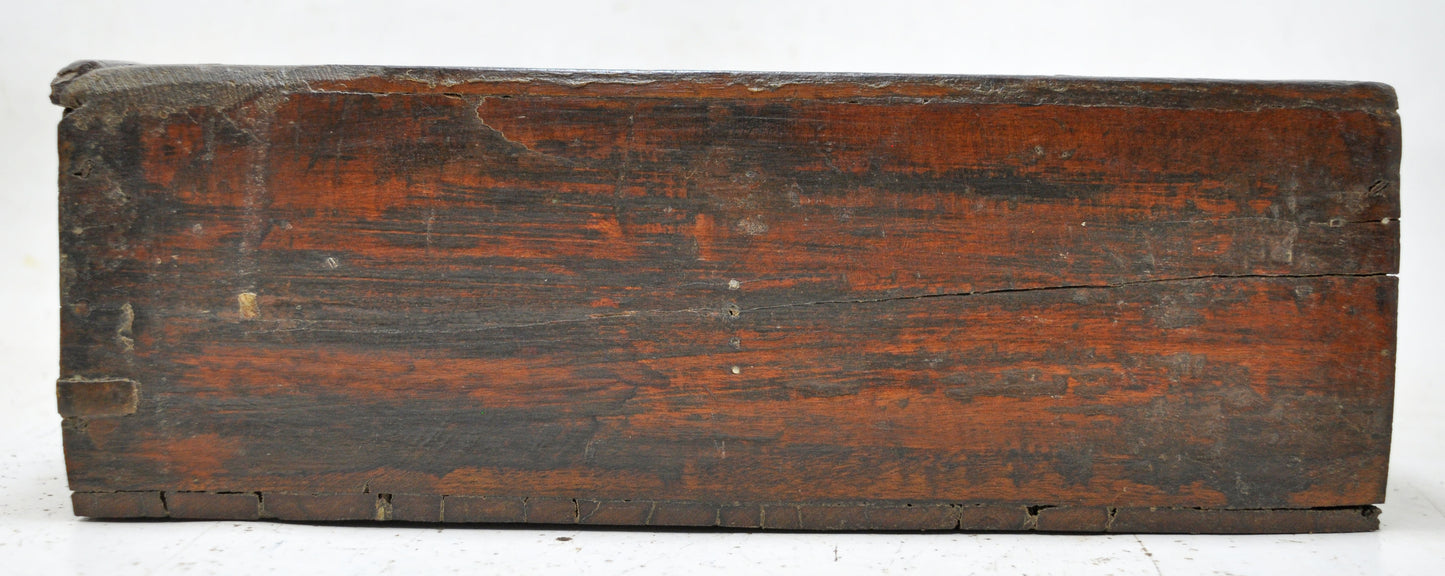 Antique Wooden Kitchenware Spice Box Original Old Hand Crafted