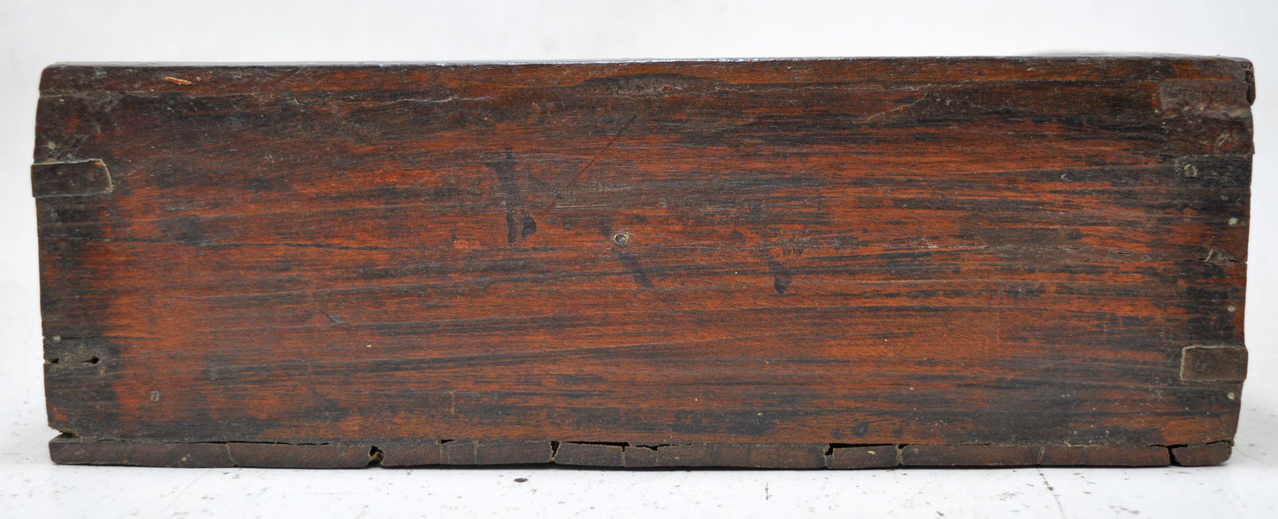 Antique Wooden Kitchenware Spice Box Original Old Hand Crafted