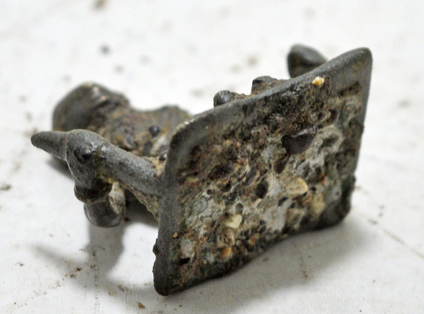 Antique Brass Tribal God Figurine Original Old Hand Crafted Engraved