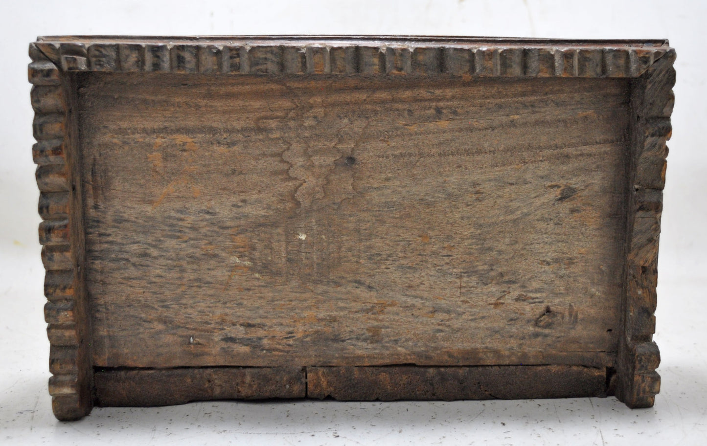 Vintage Wooden Wall Hanging Small Shelf Original Old Hand Crafted Carved