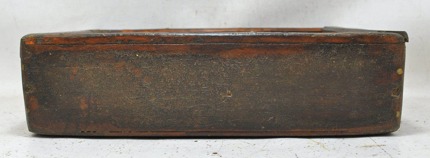 Vintage Wooden Kitchenware Spice Box Original Old Hand Crafted