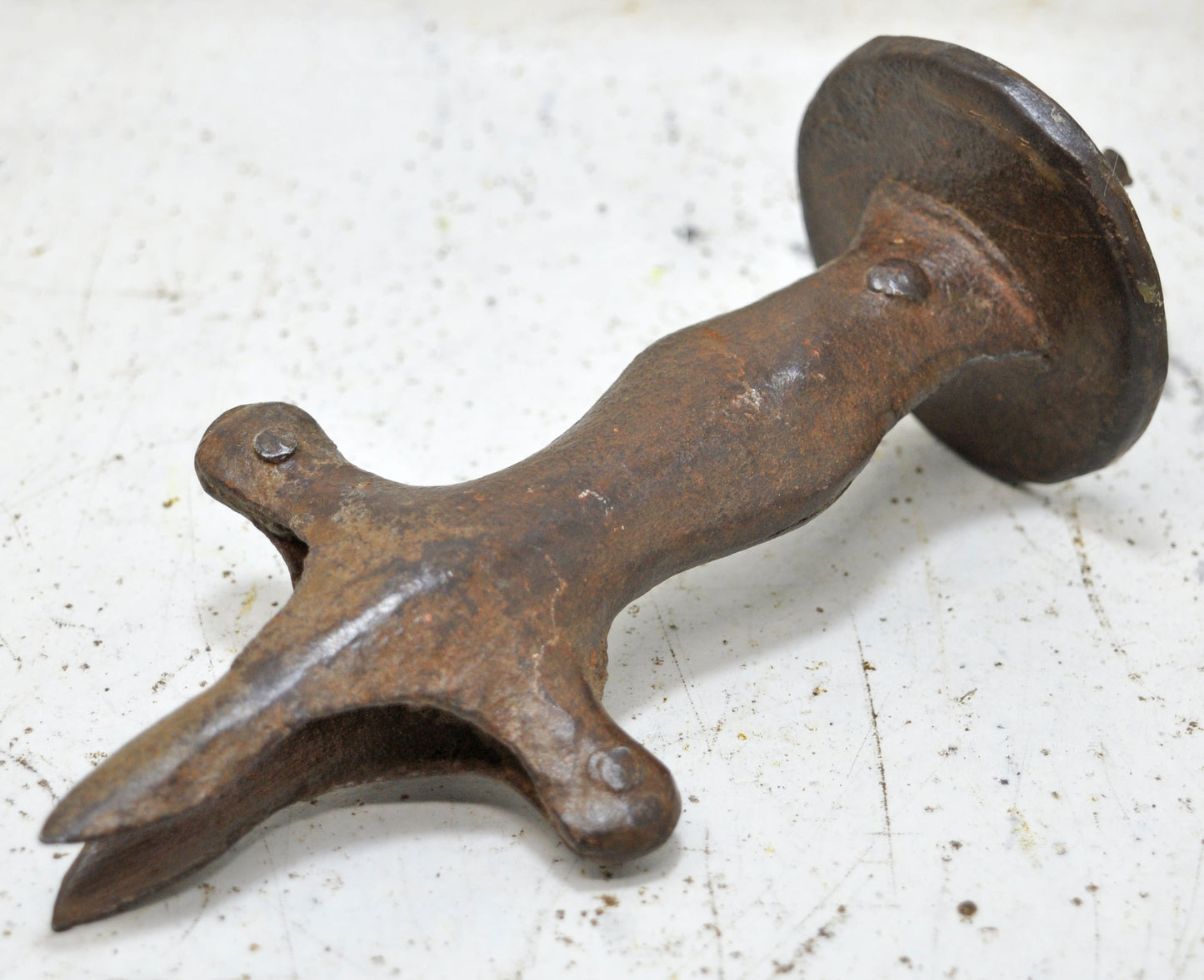 Antique Iron Sword Hilt Handle Original Old Hand Crated Engraved