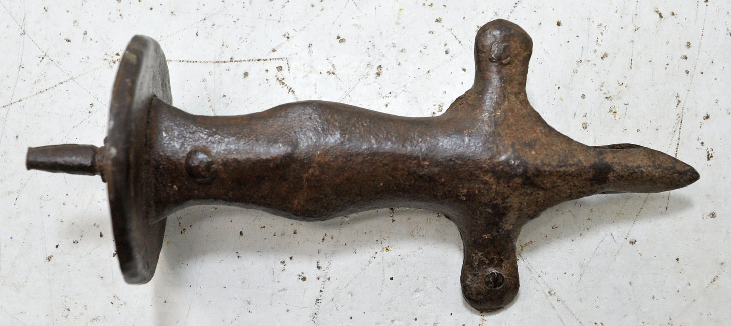 Antique Iron Sword Hilt Handle Original Old Hand Crated Engraved