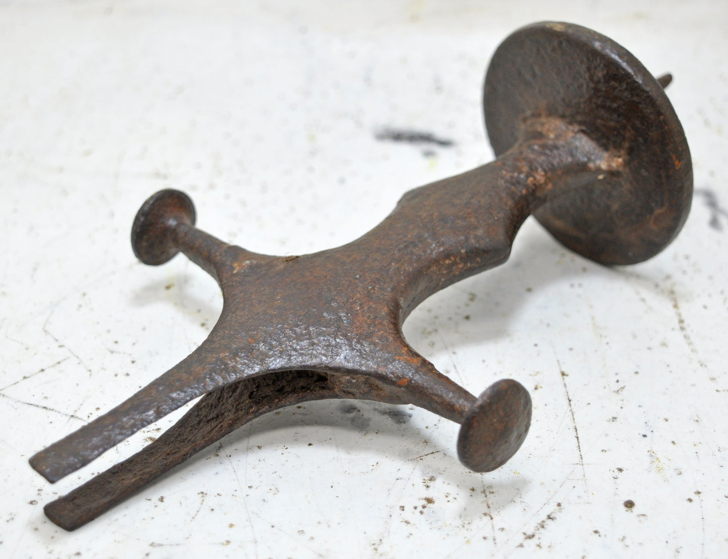 Antique Iron Sword Hilt Handle Original Old Hand Crated Engraved