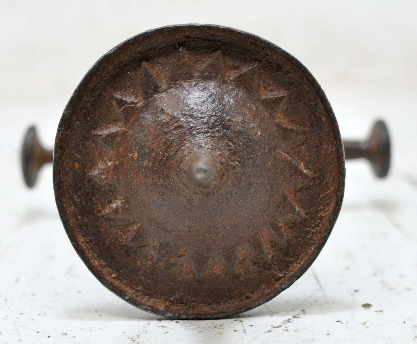 Antique Iron Sword Hilt Handle Original Old Hand Crated Engraved