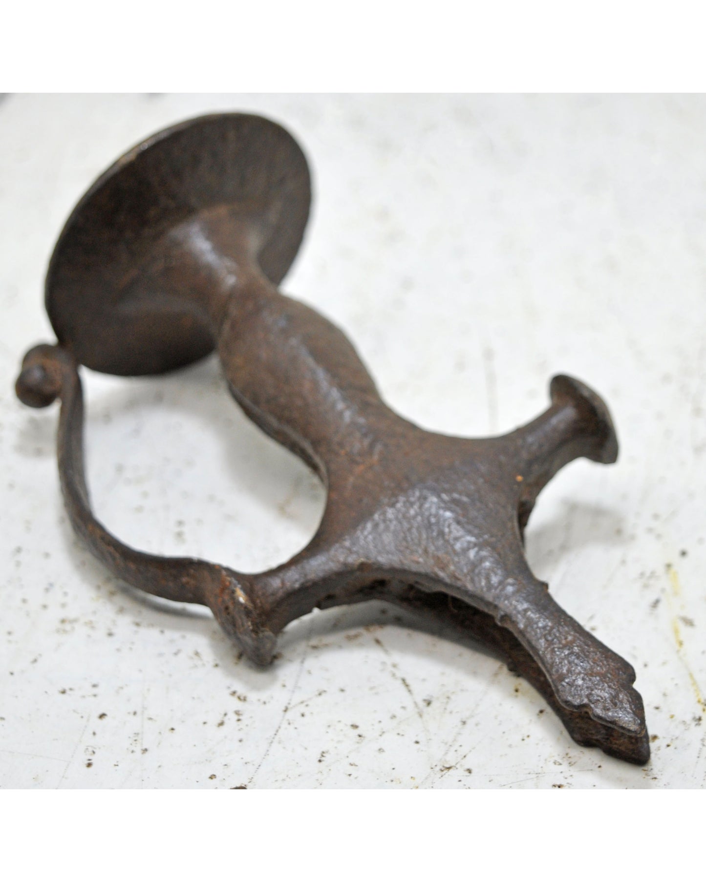 Antique Iron Sword Hilt Handle Original Old Hand Crated Engraved