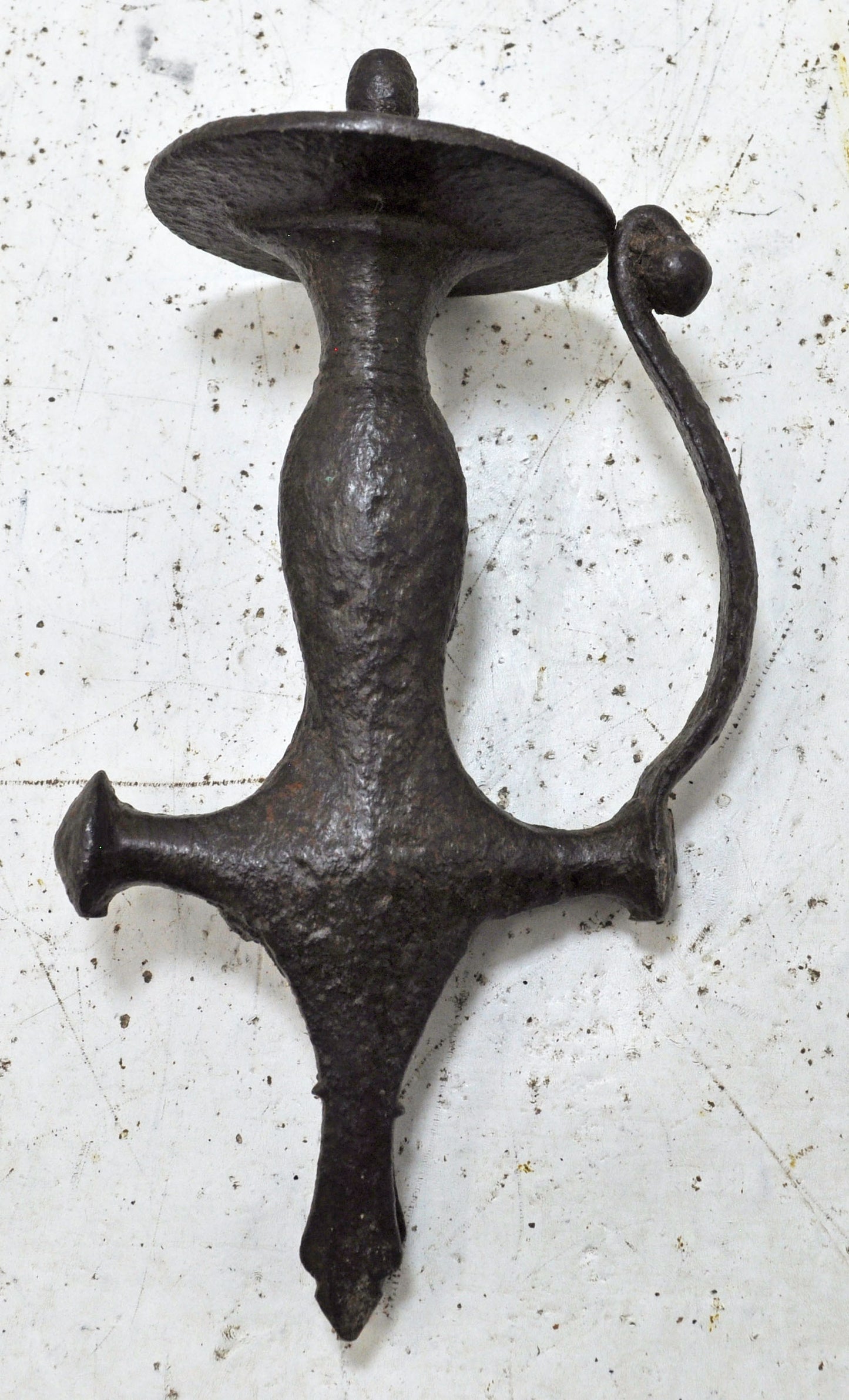 Antique Iron Sword Hilt Handle Original Old Hand Crated Engraved