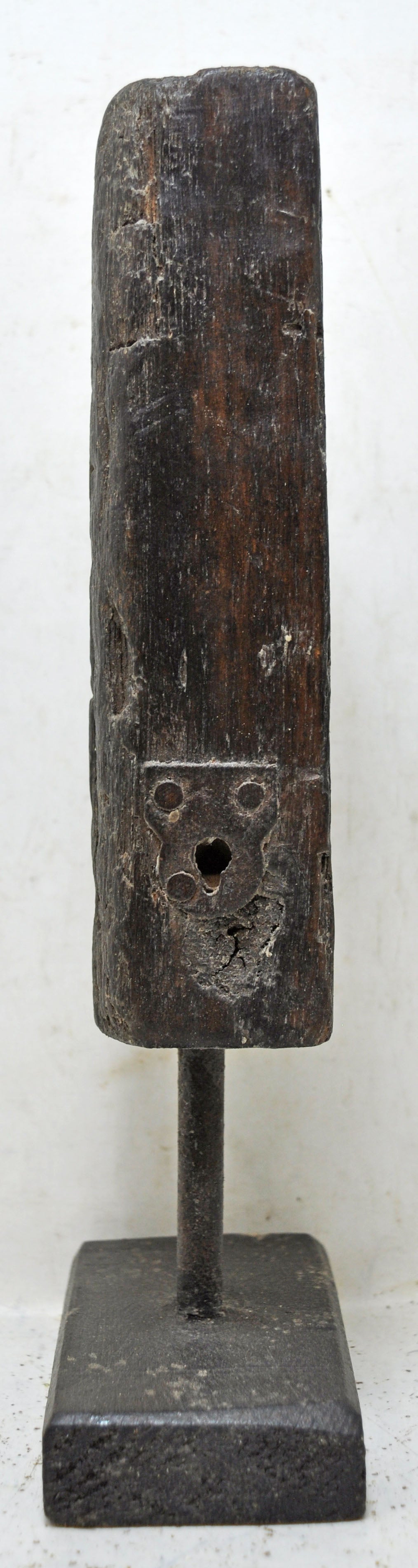 Antique Wooden Bracket Carving On Stand Original Old Hand Carved