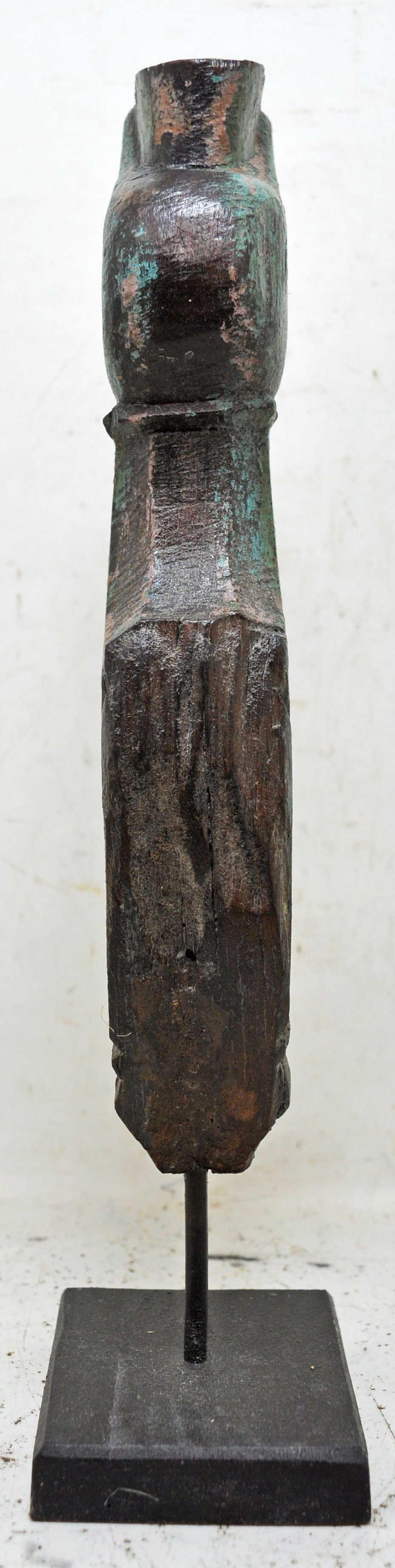 Antique Wooden Bracket Carving on Stand Original Old Fine Hand Carved