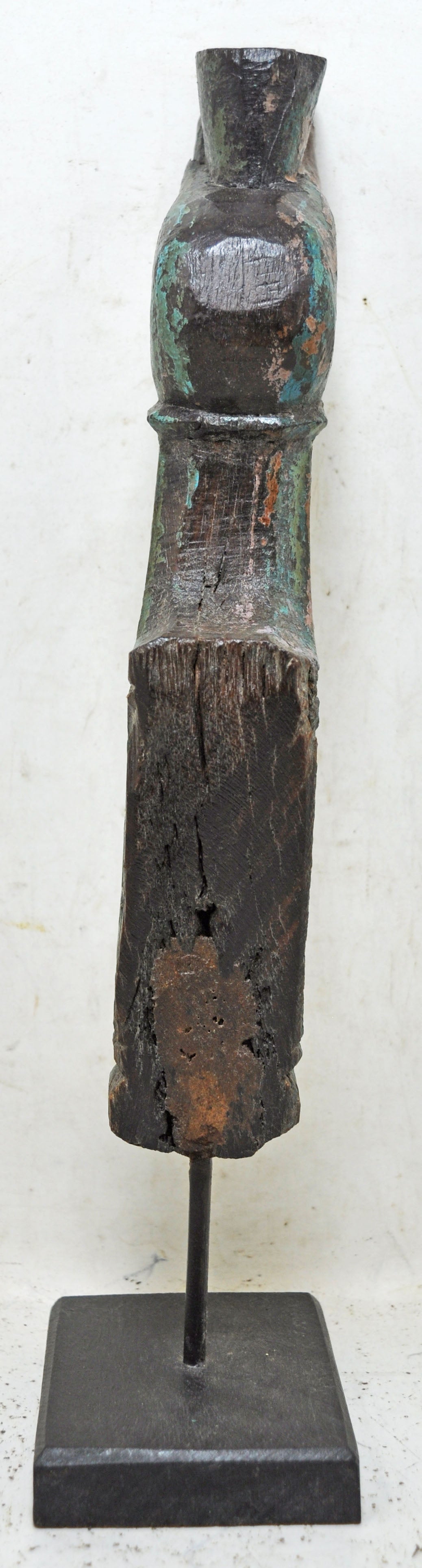 Antique Wooden Bracket Carving on Stand Original Old Fine Hand Carved