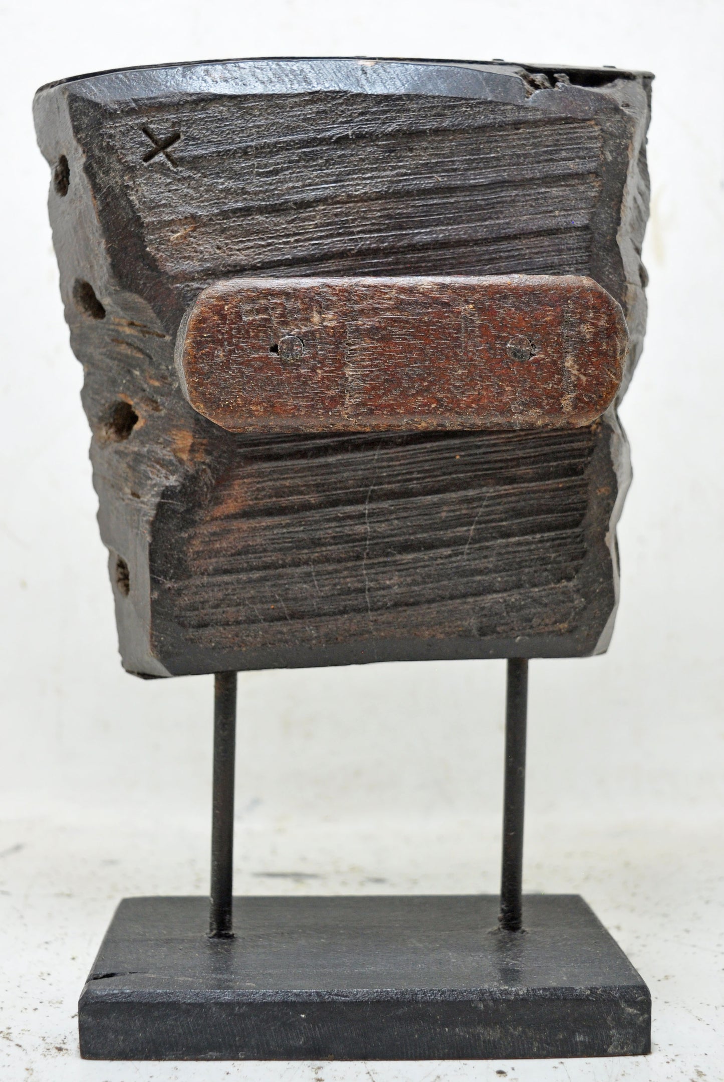 Antique Wooden Textile Printing Block Original Old Fine Floral Hand Carved