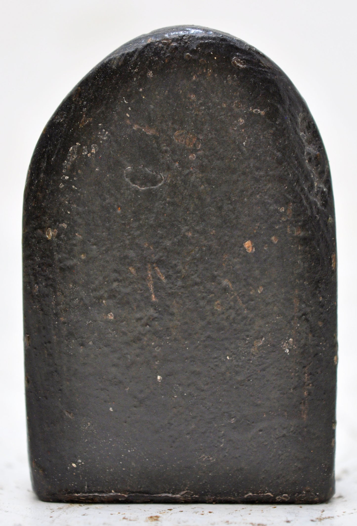 Antique Black Stone God Ganesha Idol Figurine Original Old Very Fine Hand Carved