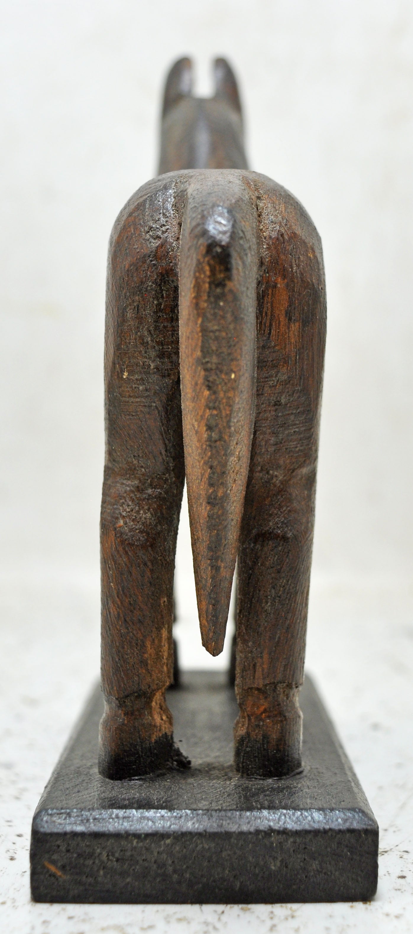 Vintage Wooden Small Horse Figurine Original Old Hand Carved