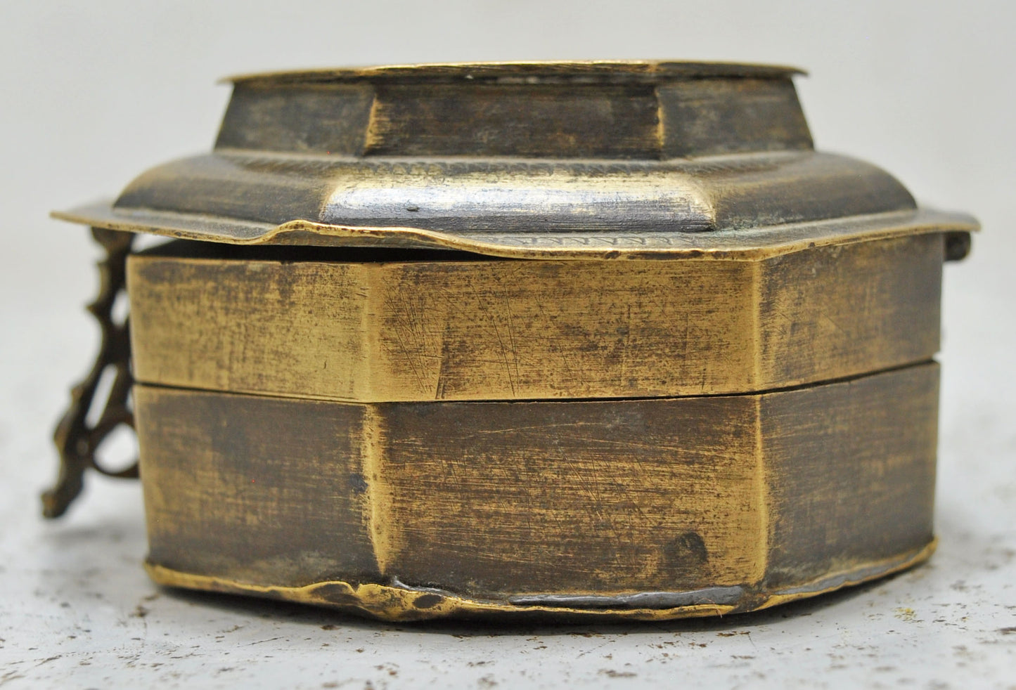 Antique Brass Betel Nuts Supari Box Original Old Hand Crafted