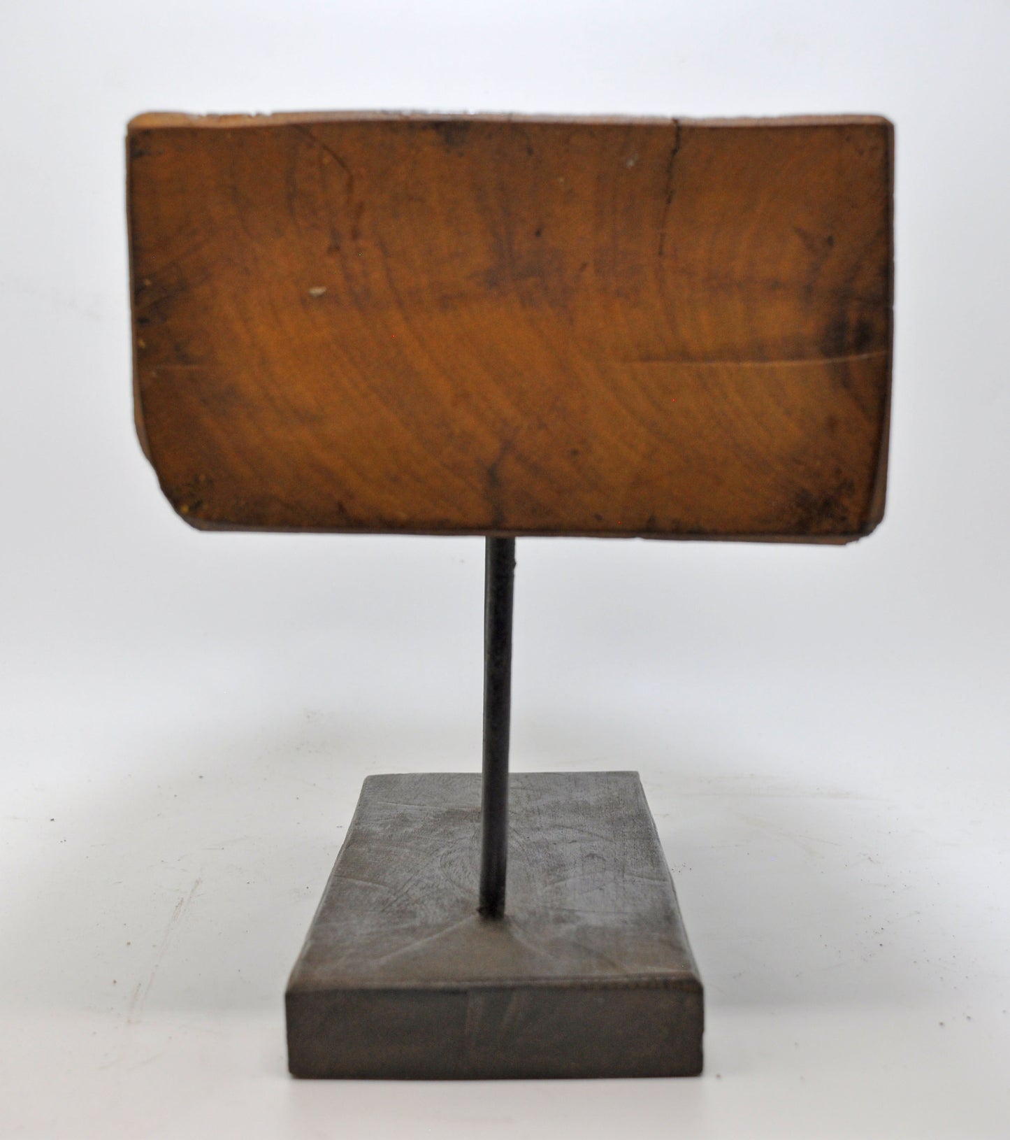 Antique Wooden Bracket Carving Block on Stand Original Old Fine Hand Carved