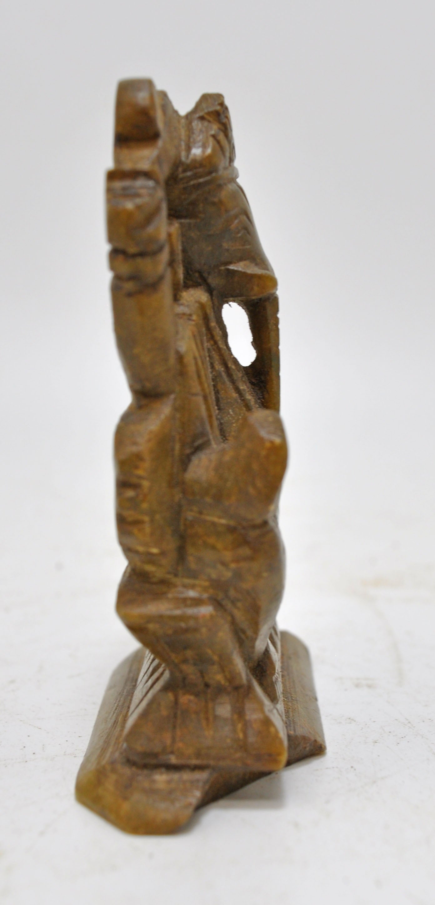 Antique Sand Stone God Ganesha Idol Figurine Original Old Hand Carved