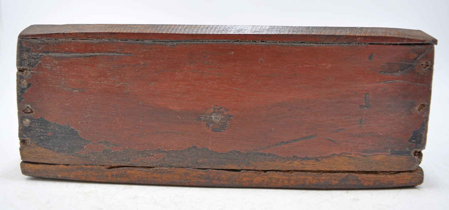 Antique Wooden Kitchenware Spice Box Original Old Hand Crafted