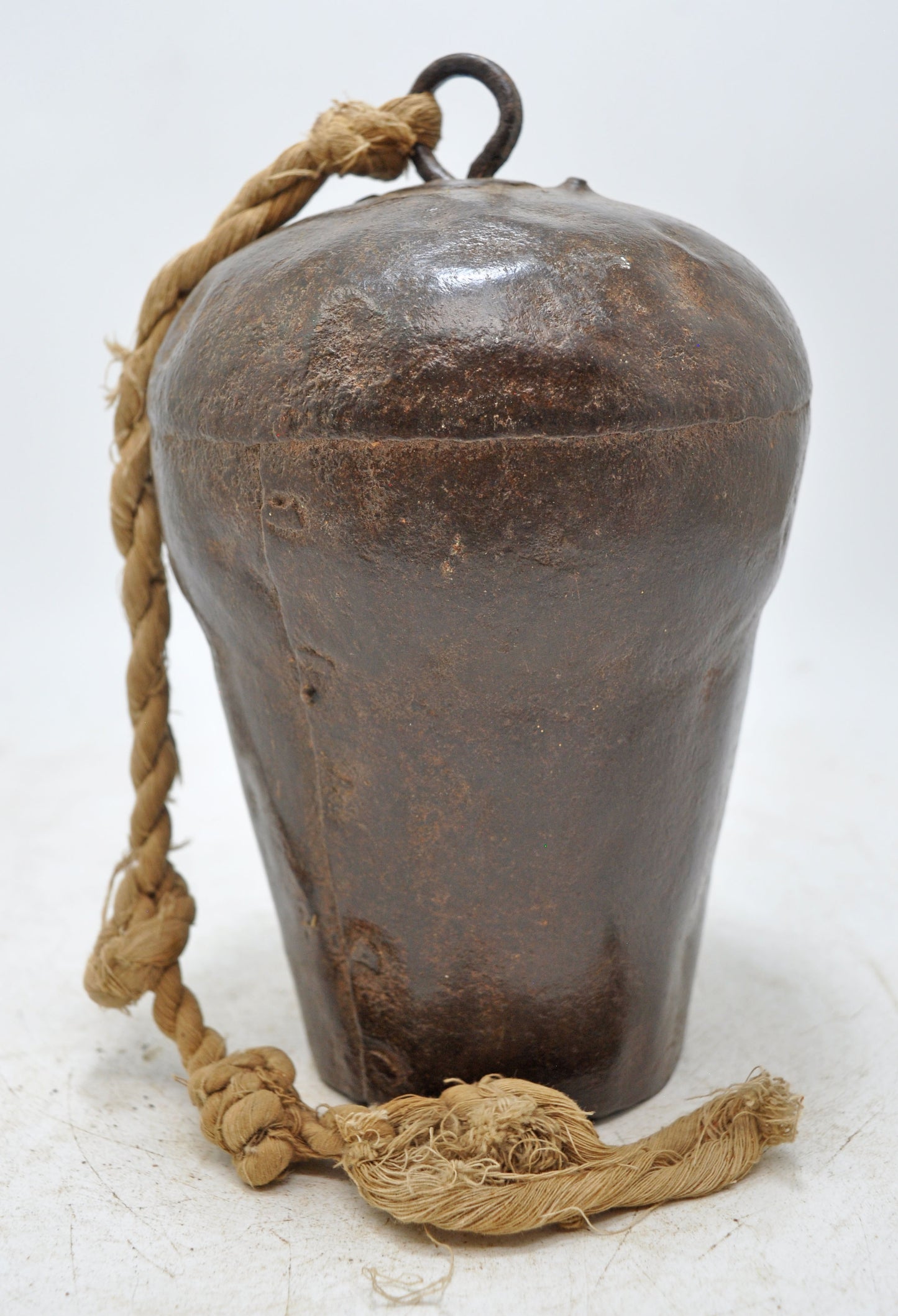 Antique Iron Animals Cow Bell Original Old Hand Crafted