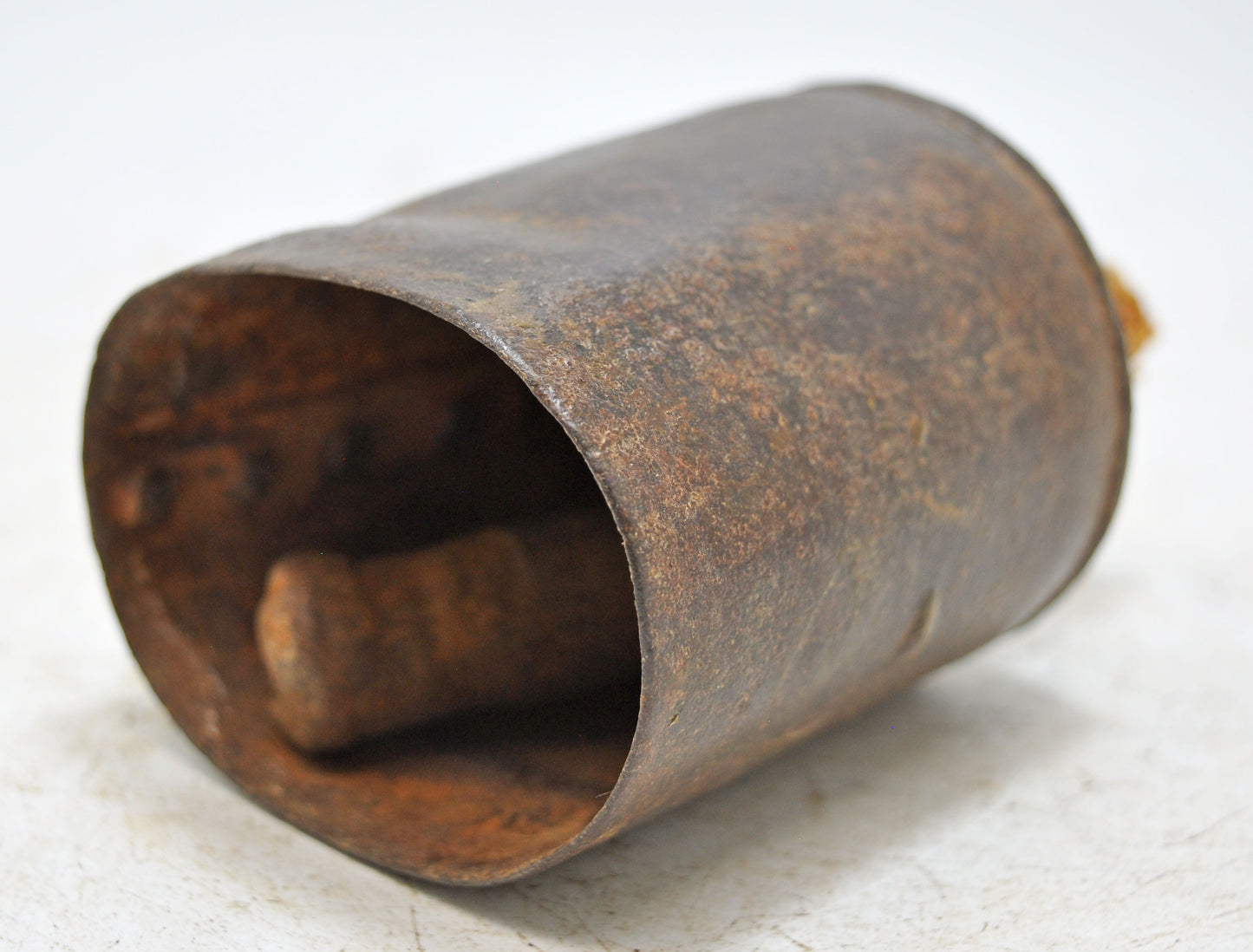 Antique Iron Animals Cow Bell Original Old Hand Crafted